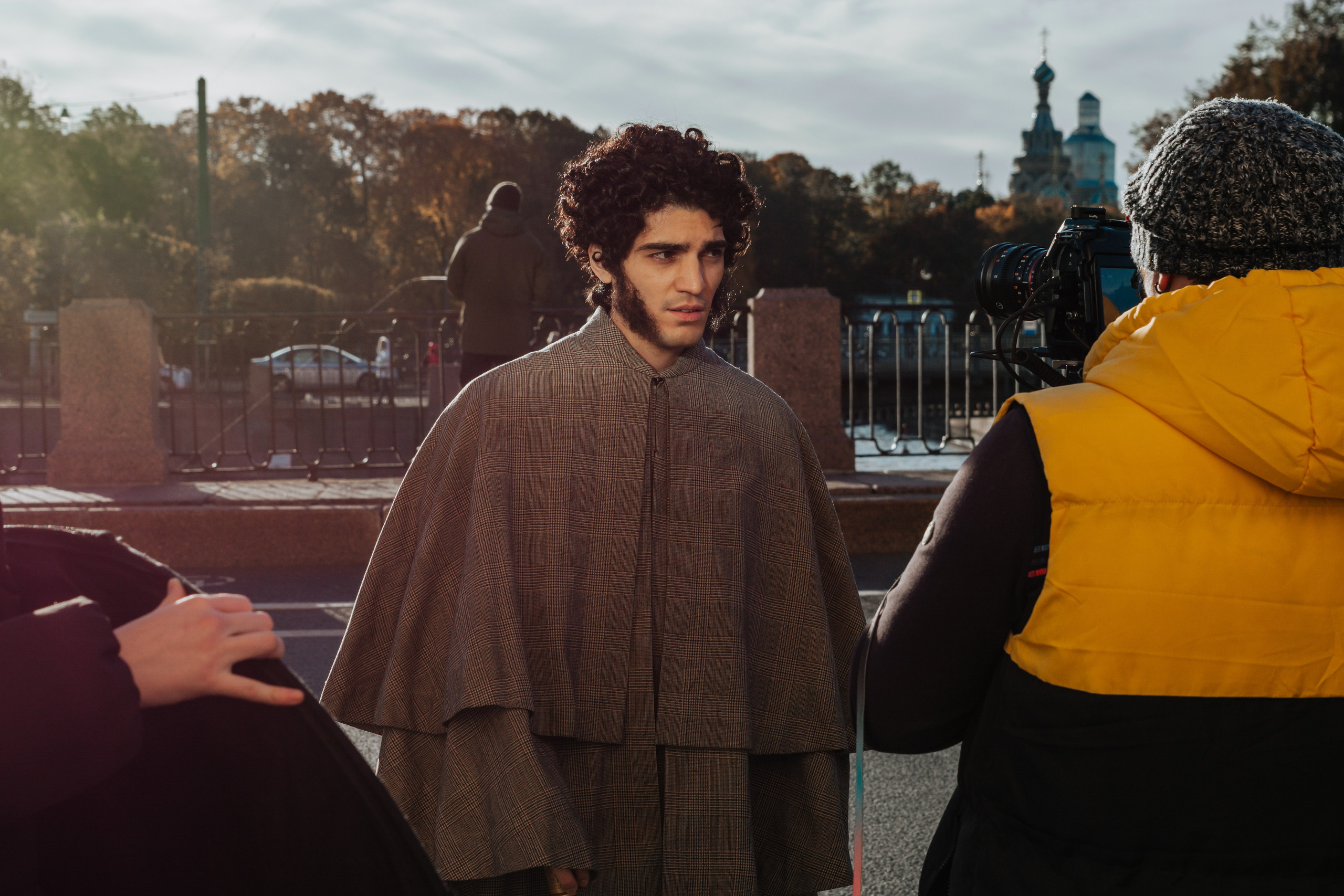 Пушкин в отеле «Оболенский». Съёмка ролика для конкурса. Портретный фотограф в Санкт-Петербурге Дмитриева Наталия