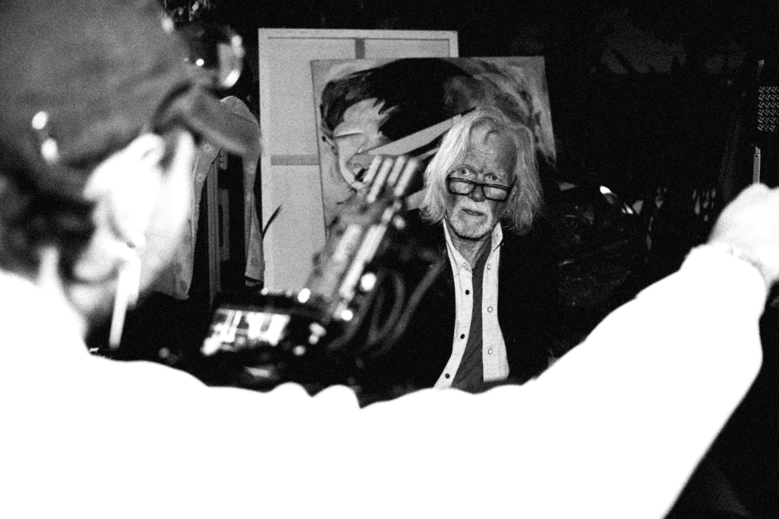 Behind the scenes. Portrait and backstage photographer Nina Crane