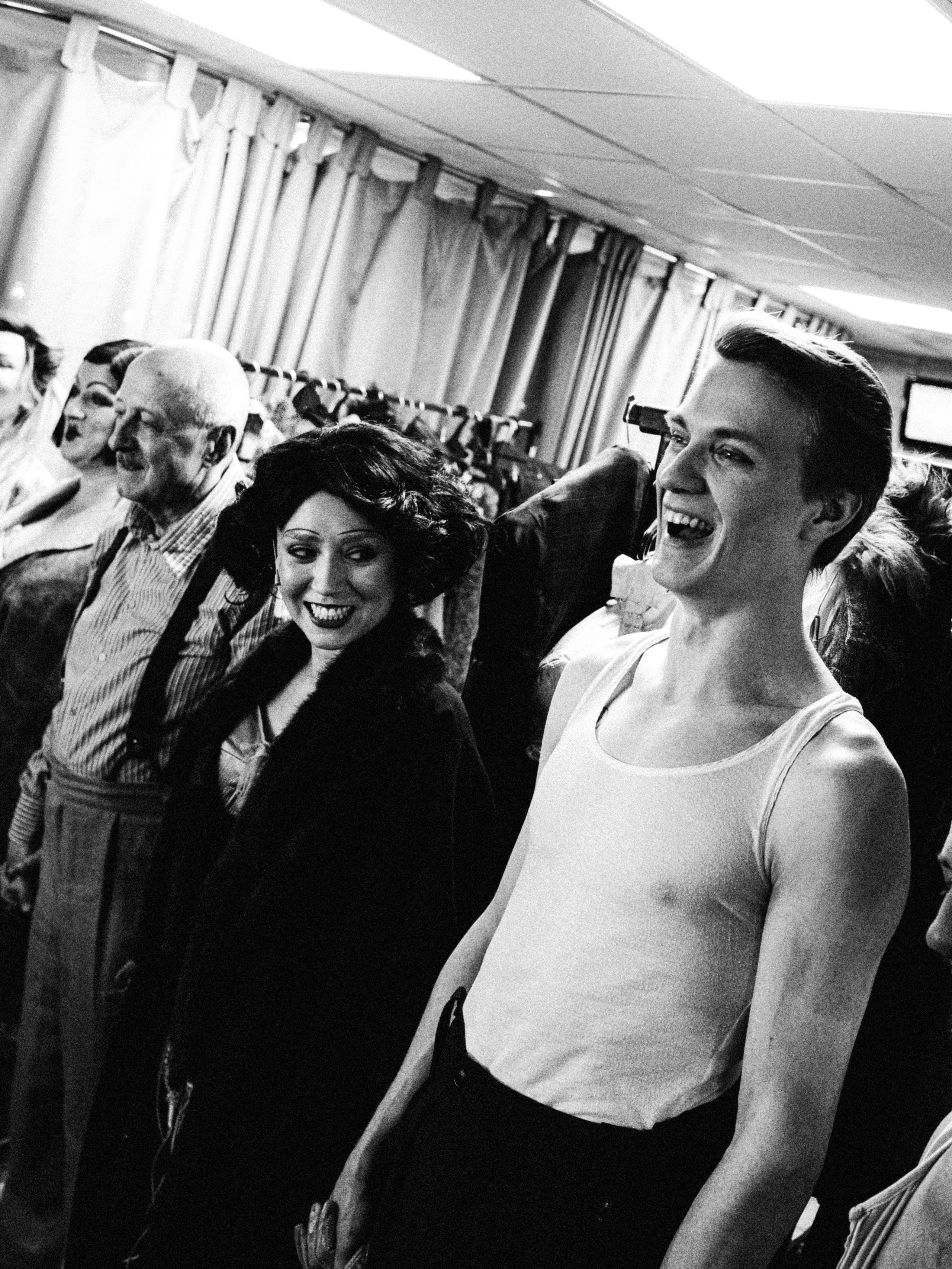 Theatre backstages. Portrait and backstage photographer Nina Crane