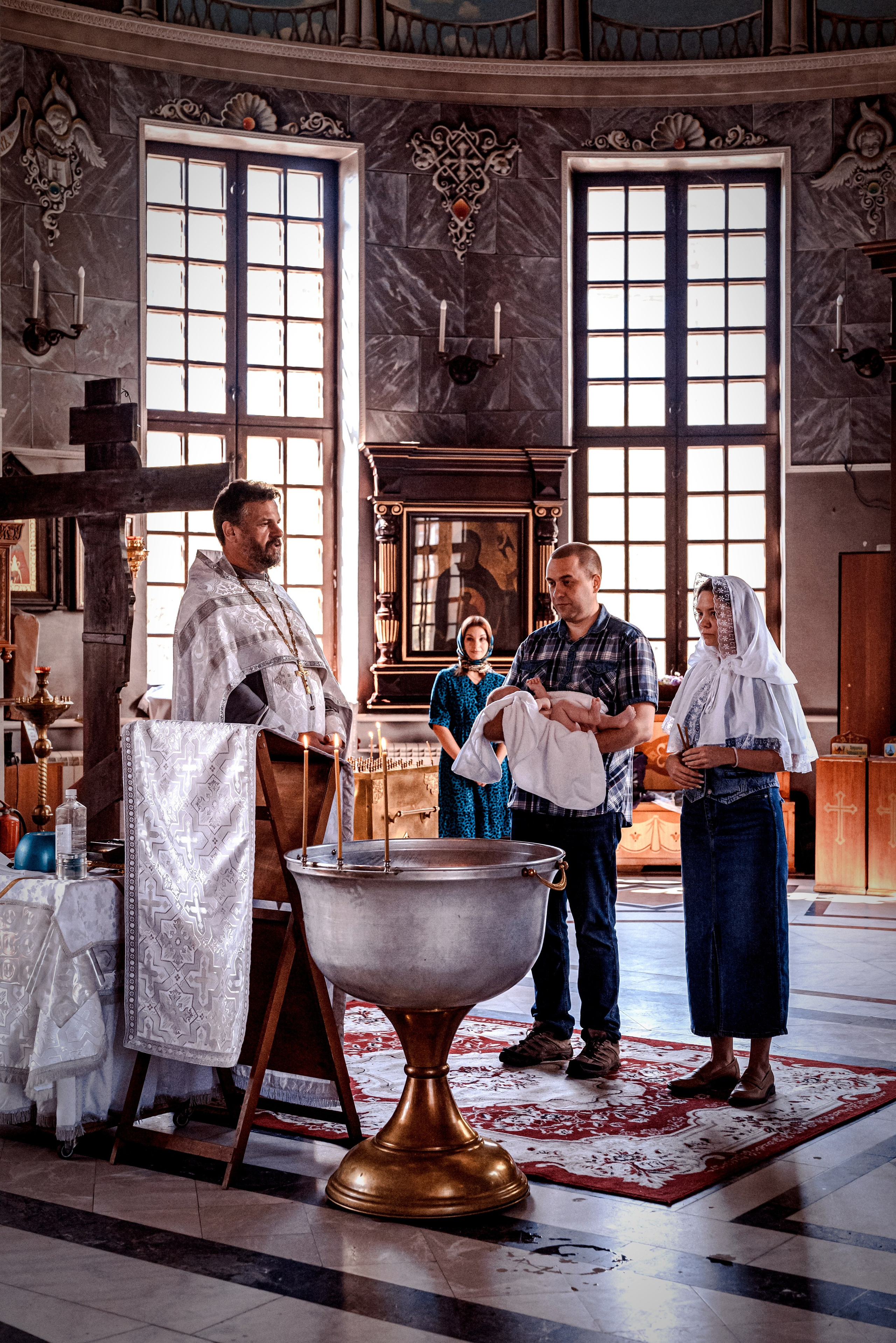 Крещение Екатерина. Семейный и детский фотограф Москва