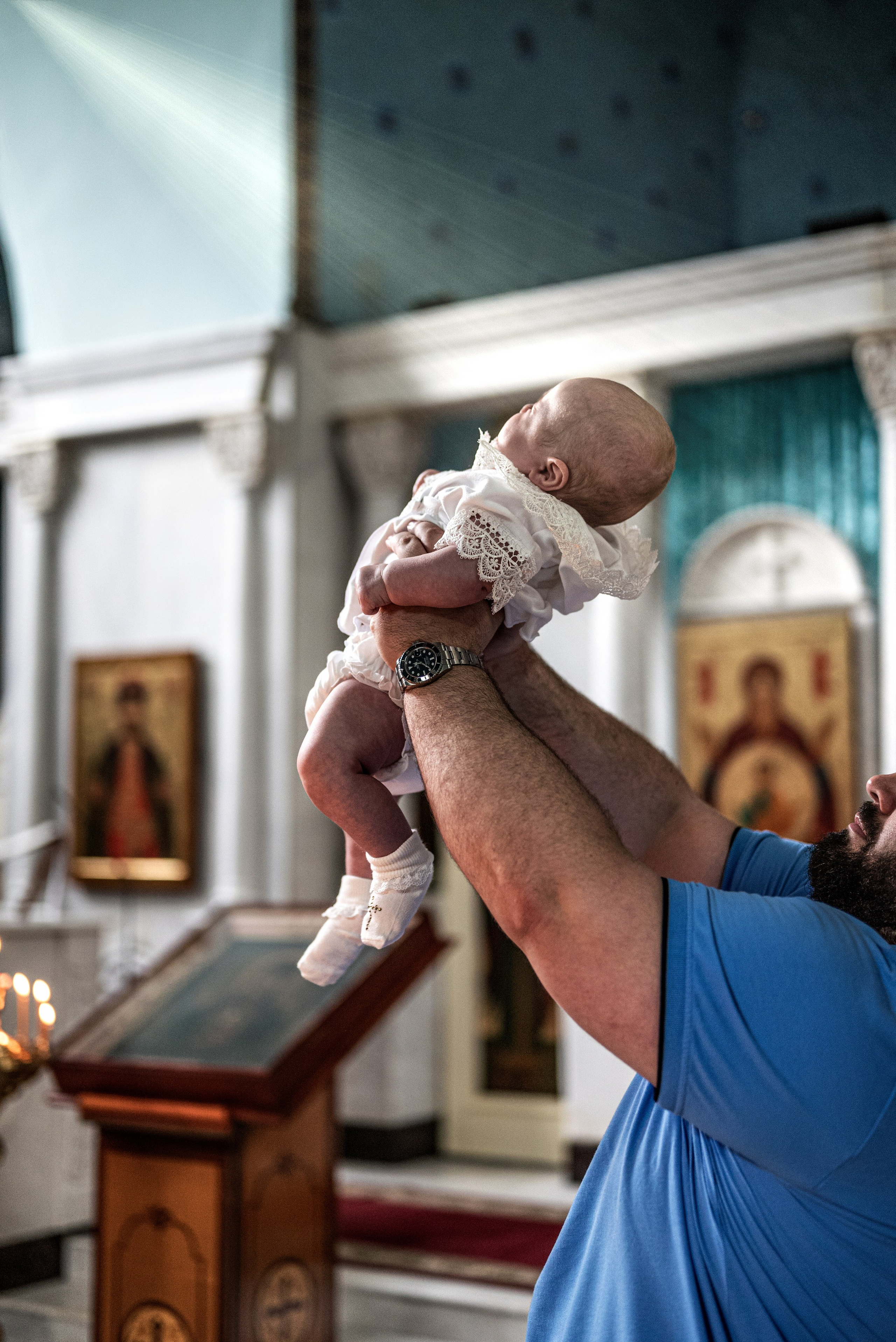 Крещение Анна. Семейный и детский фотограф Москва