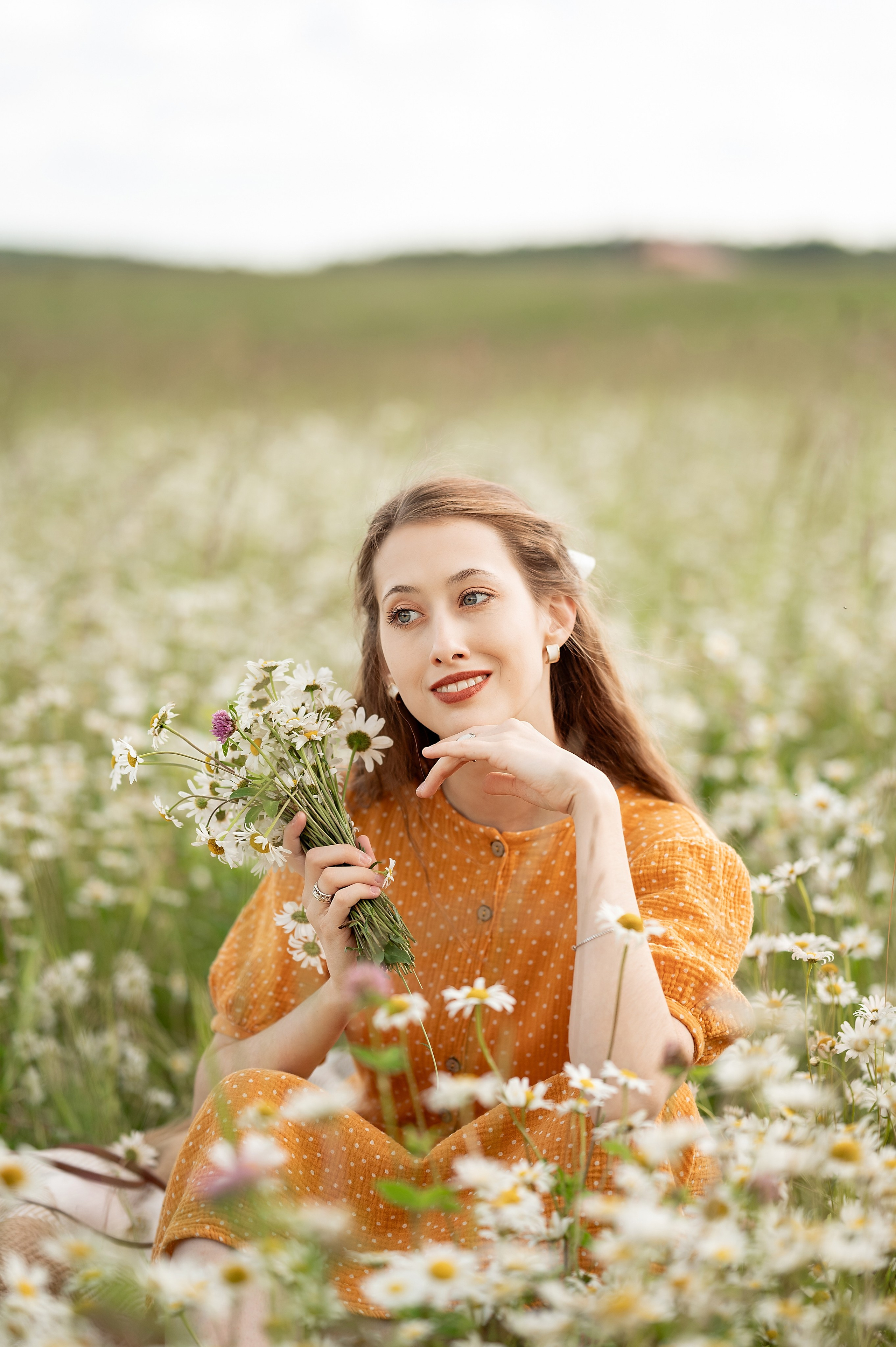 Ромашковое поле. Детский и семейный фотограф г. Москва Оксана Катаджи