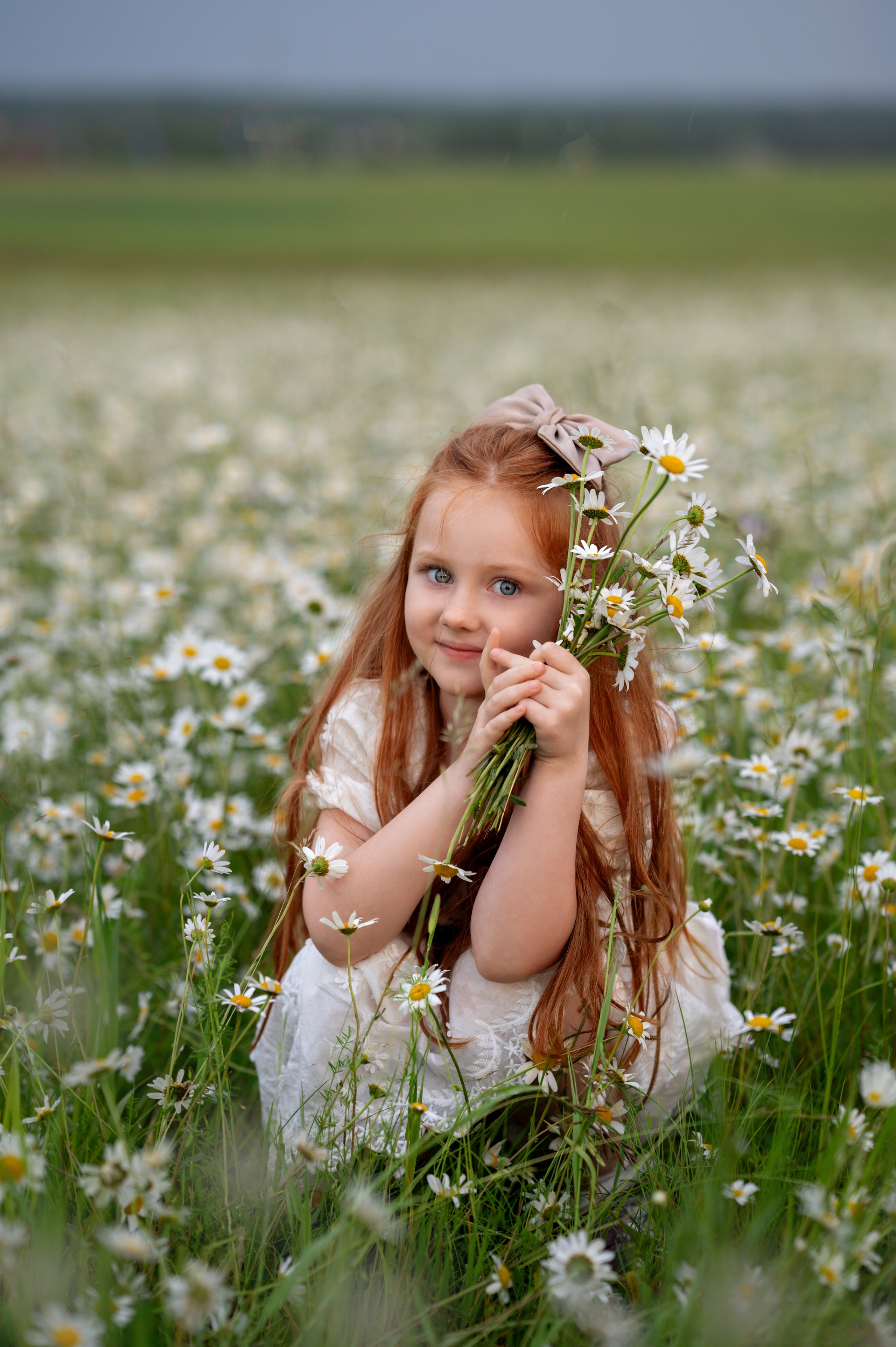 Ромашковое поле. Детский и семейный фотограф г. Москва Оксана Катаджи
