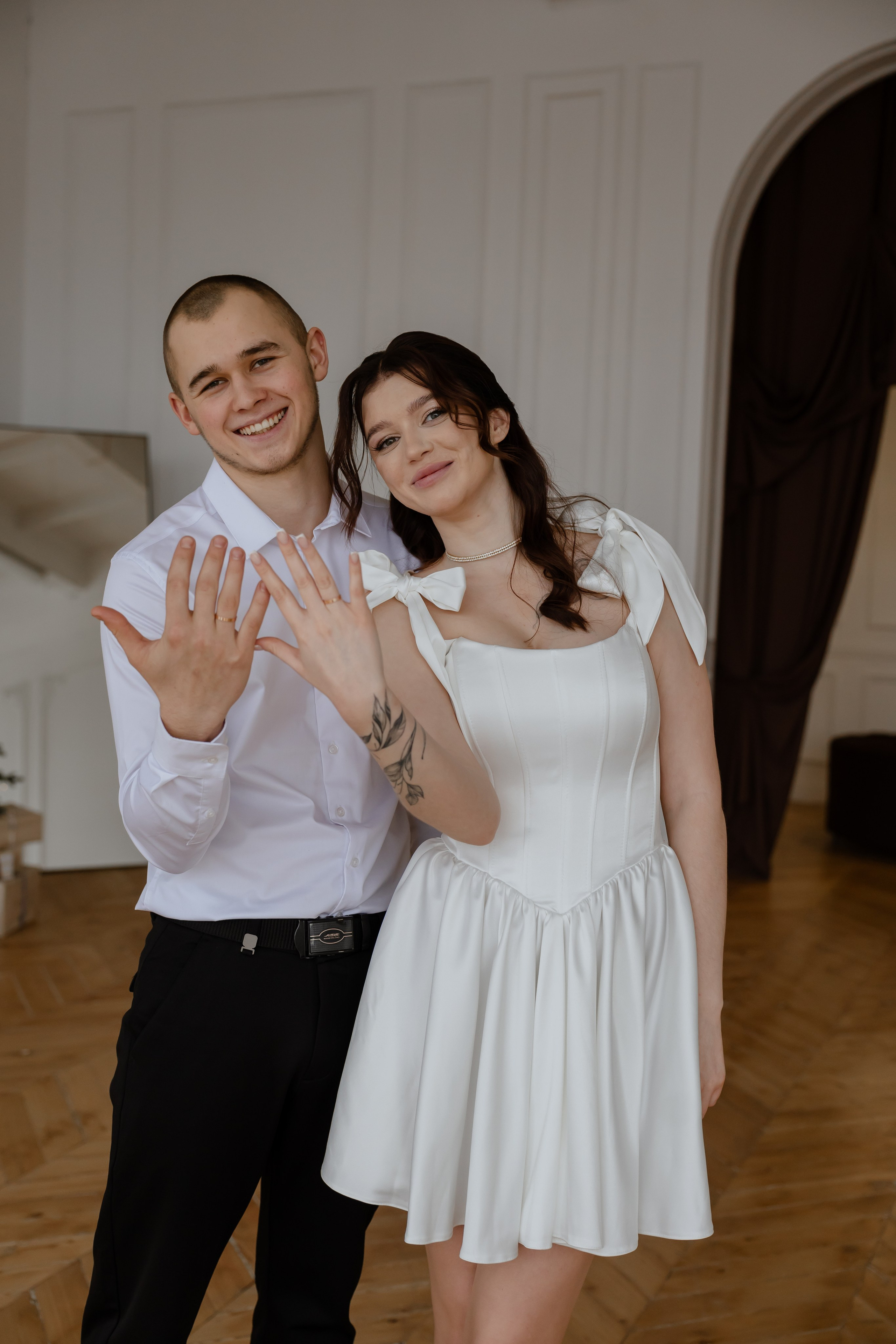 Свадебная фотосессия в студии. Фотограф в Новосибирске Екатерина Васильева