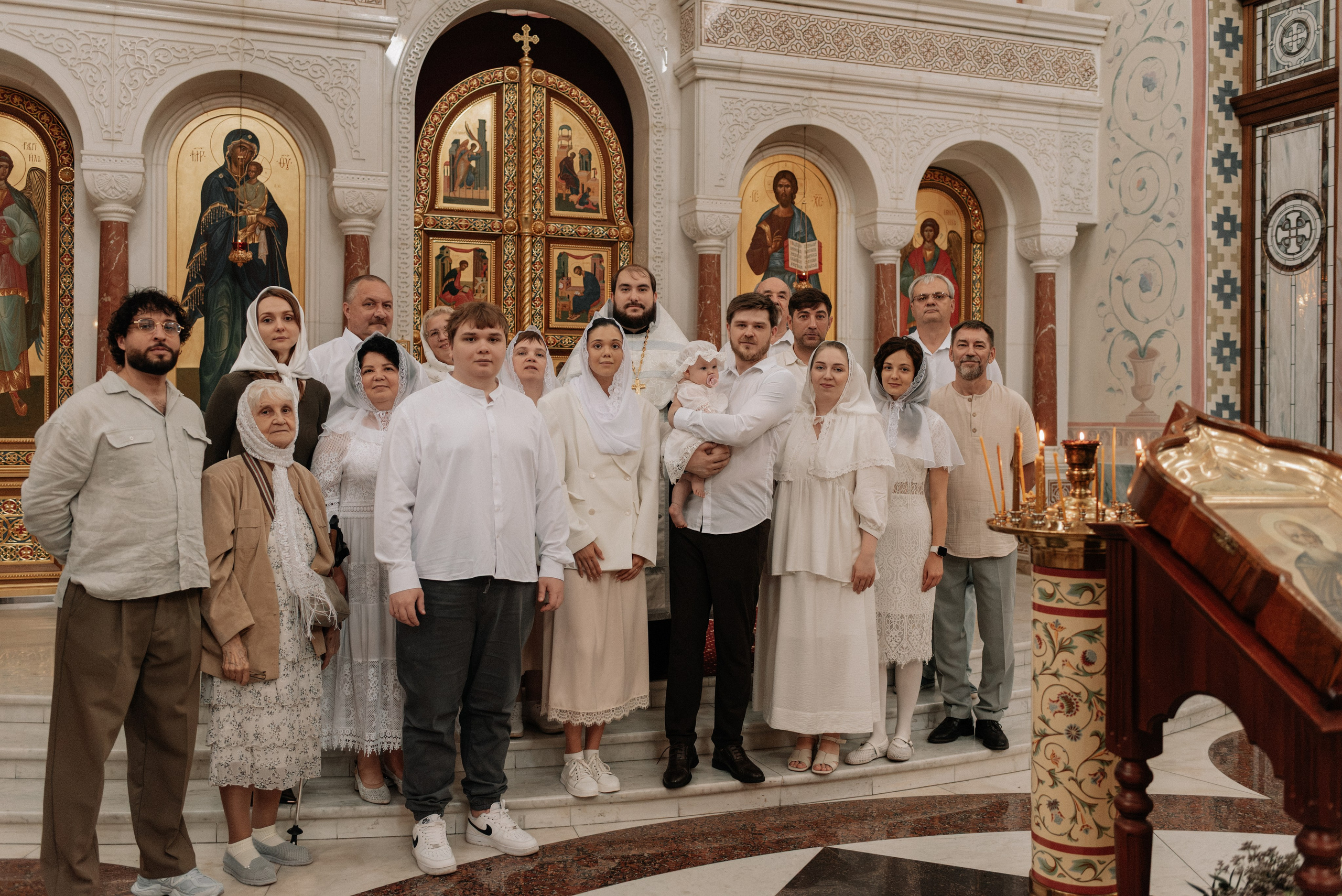 Съемка таинства крещения в Самаре