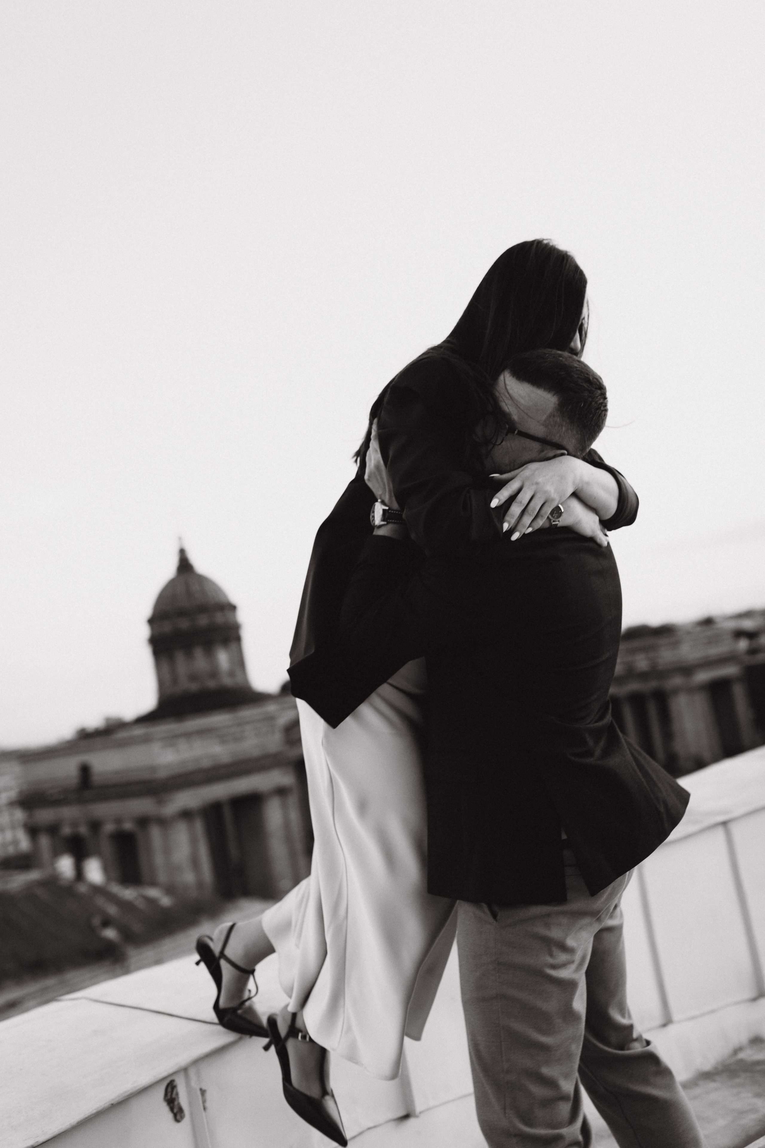 LoveStory на крышах Питера. Фотограф Санкт-Петербург Князева Елизавета