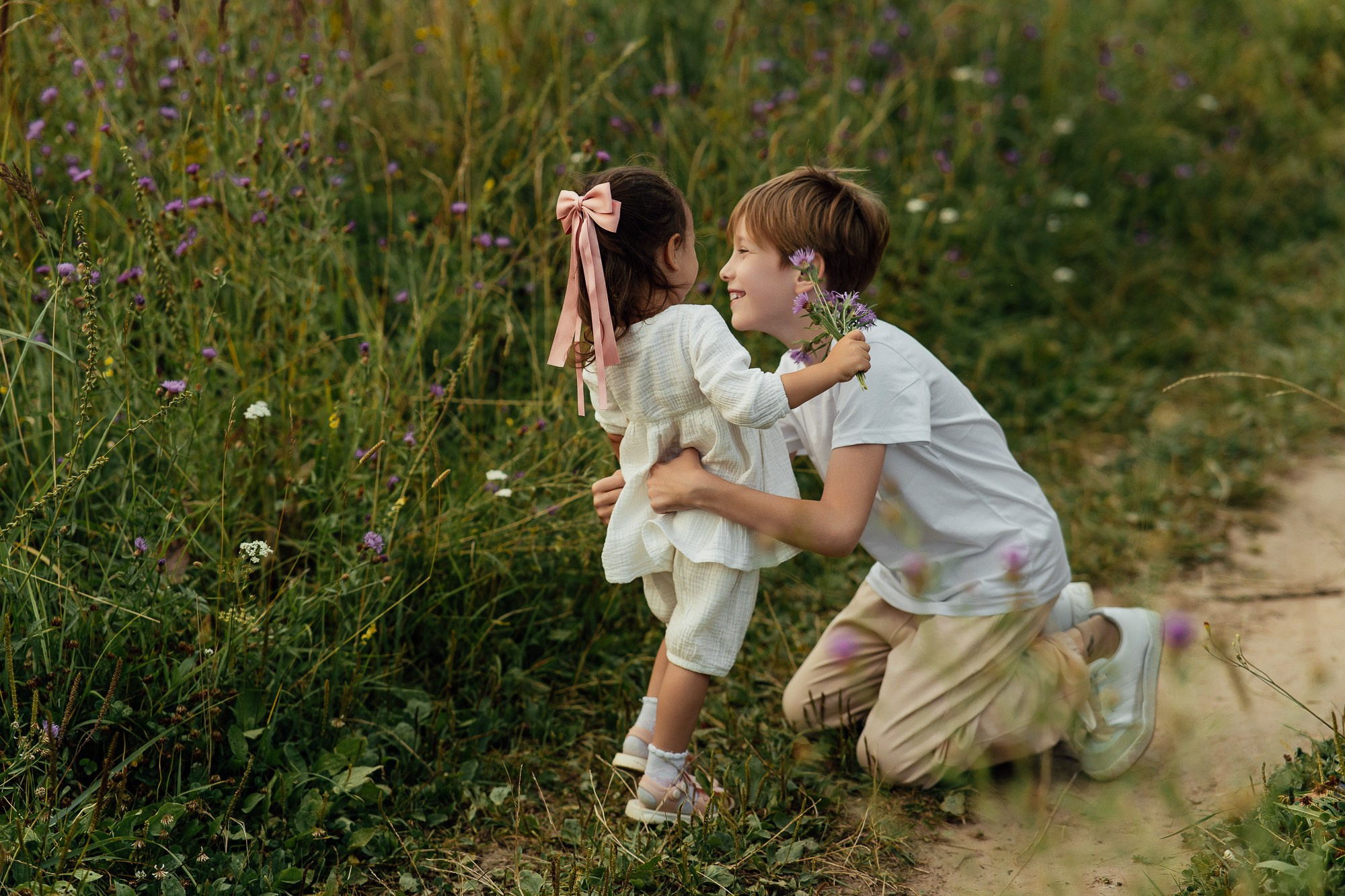 Семейная фотосессия на природе. Свадебный и репортажный фотограф в Ярославле Евгений Сальников