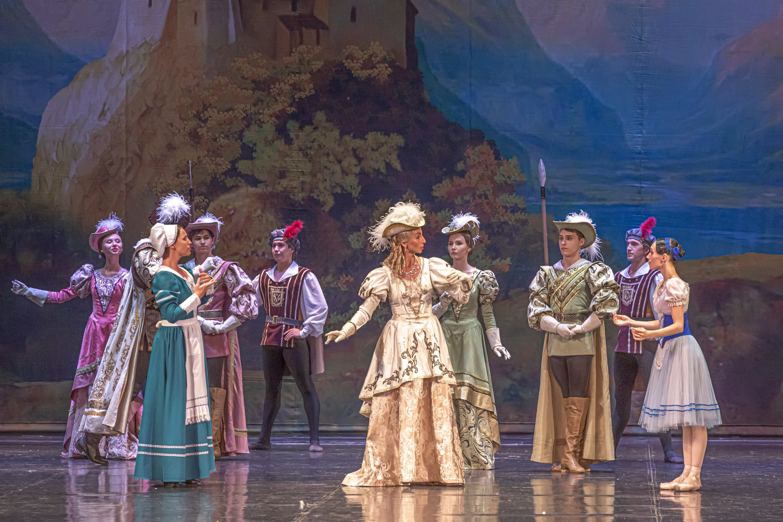 Жизель балет Марийского театра оперы и балета на сцене Зимнего театра. Фотограф в Сочи Юрий Шептаев