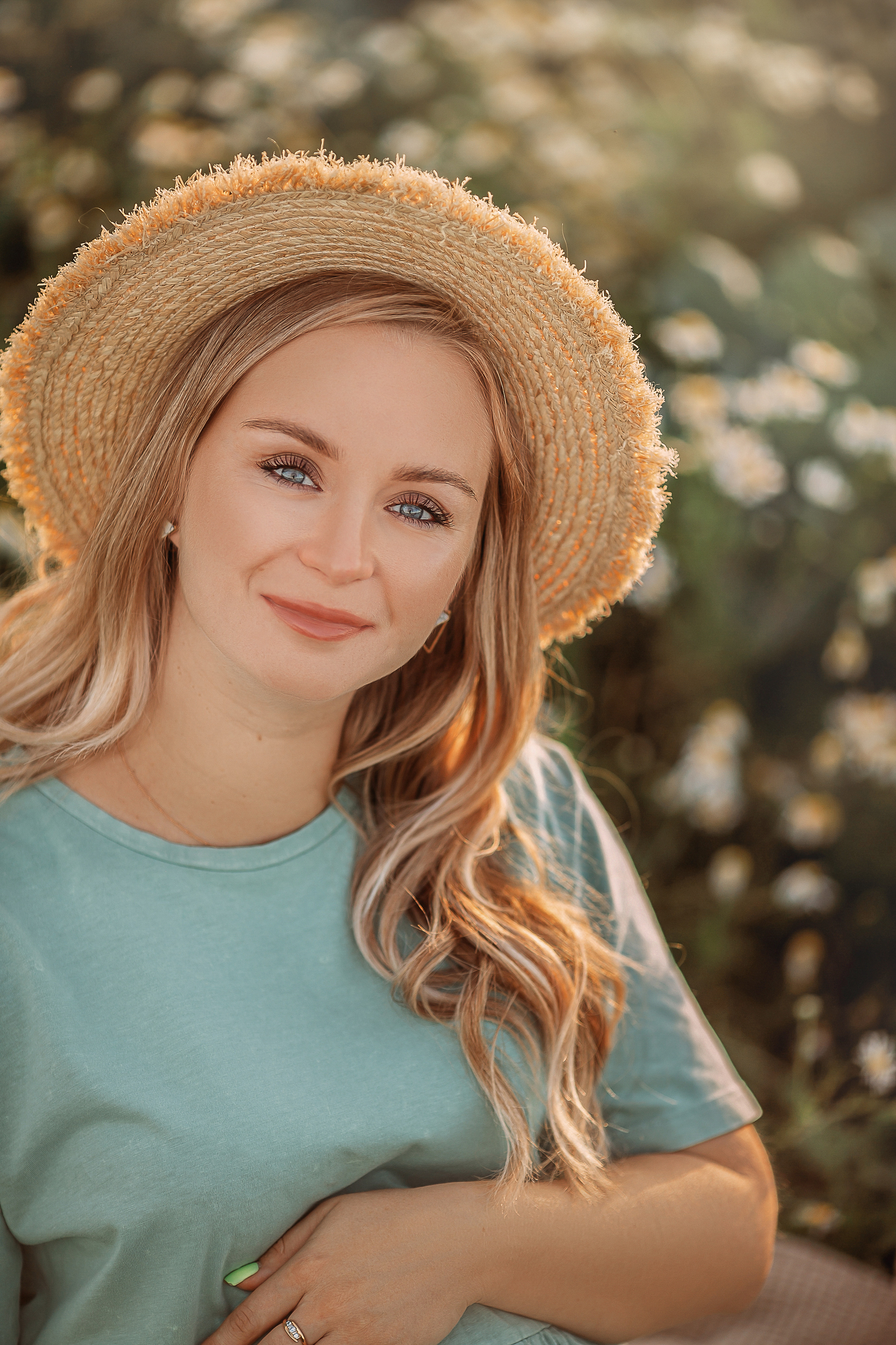 Ксюша «в ожидании», ромашки, капуста…. Семейный и детский фотограф в Пскове и Санкт-Петербурге Яна Калинина