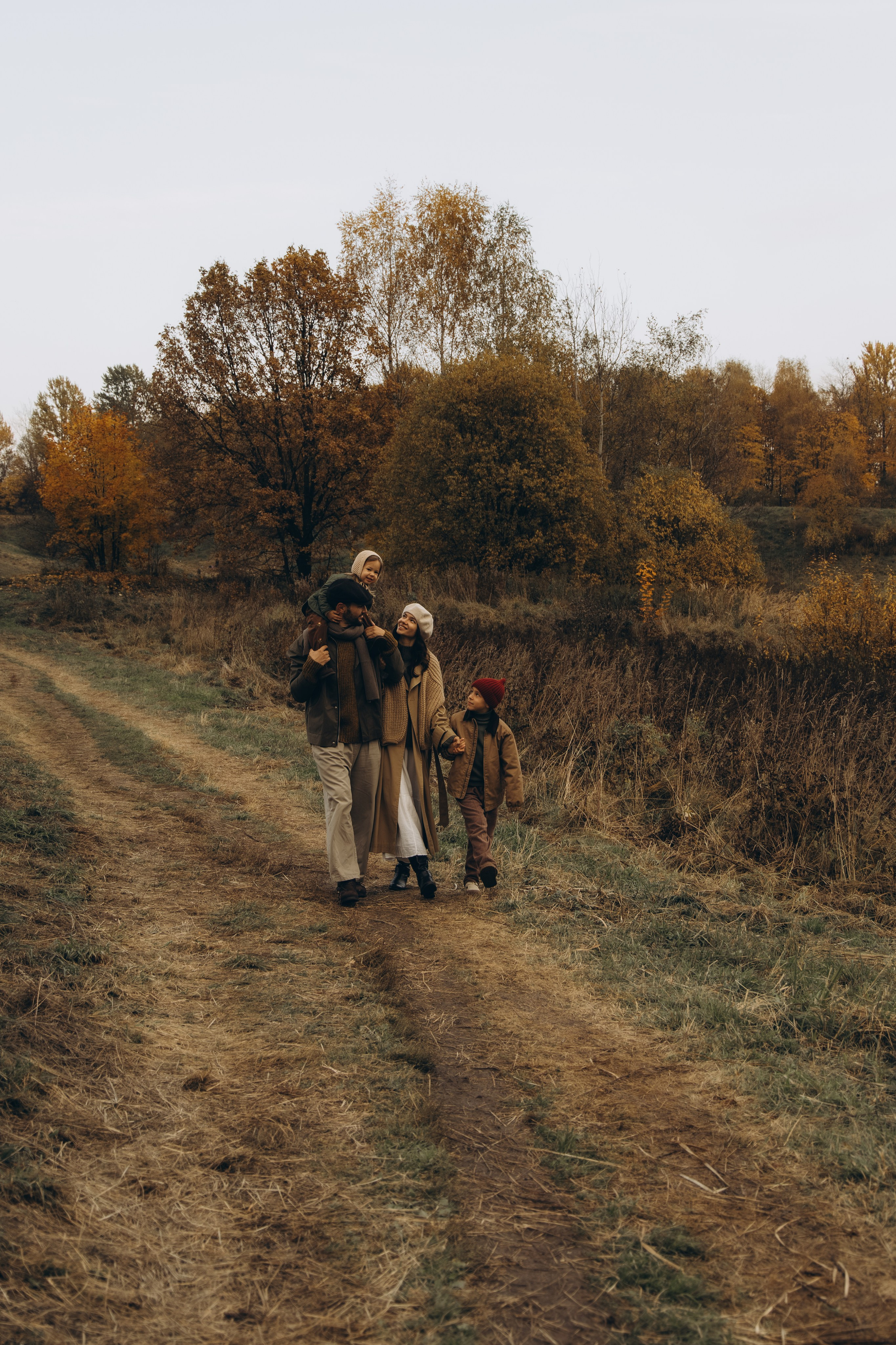 Теплая осенняя история. Семейный фотограф в Москве Лоншакова Кристина