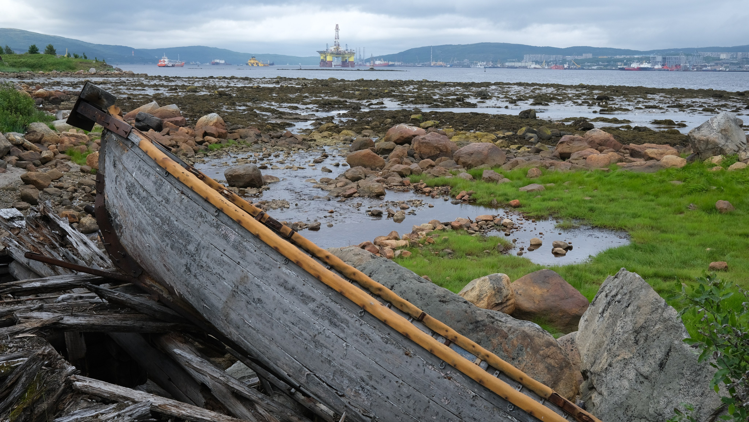 Мурманск. Пейзажи Крайнего Севера. Баренцево море, Рыбачий, Средний, Немецкий