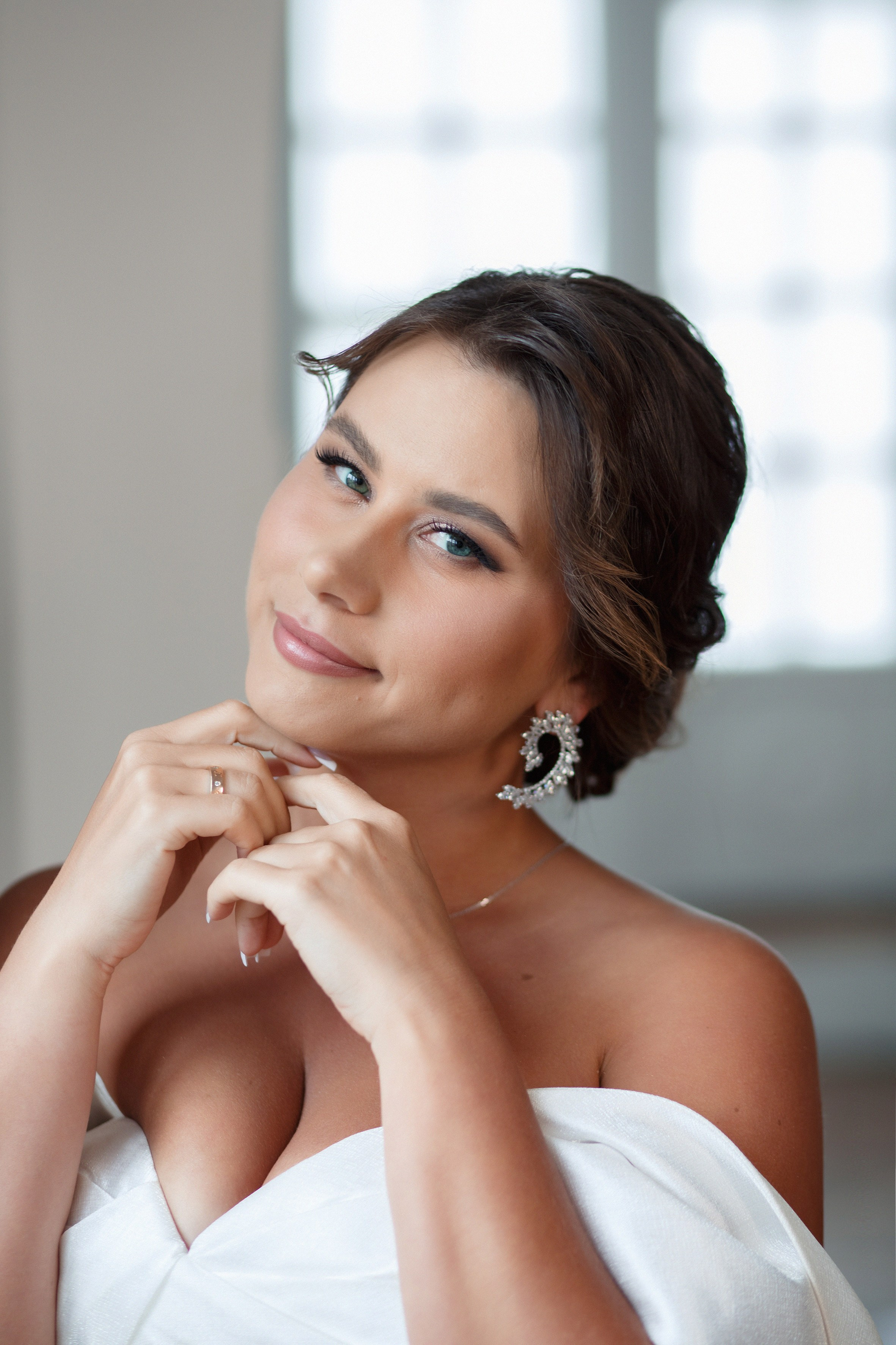 Свадебный образ - макияж и прическа. Визажист стилист в Астане Надежда Топникова