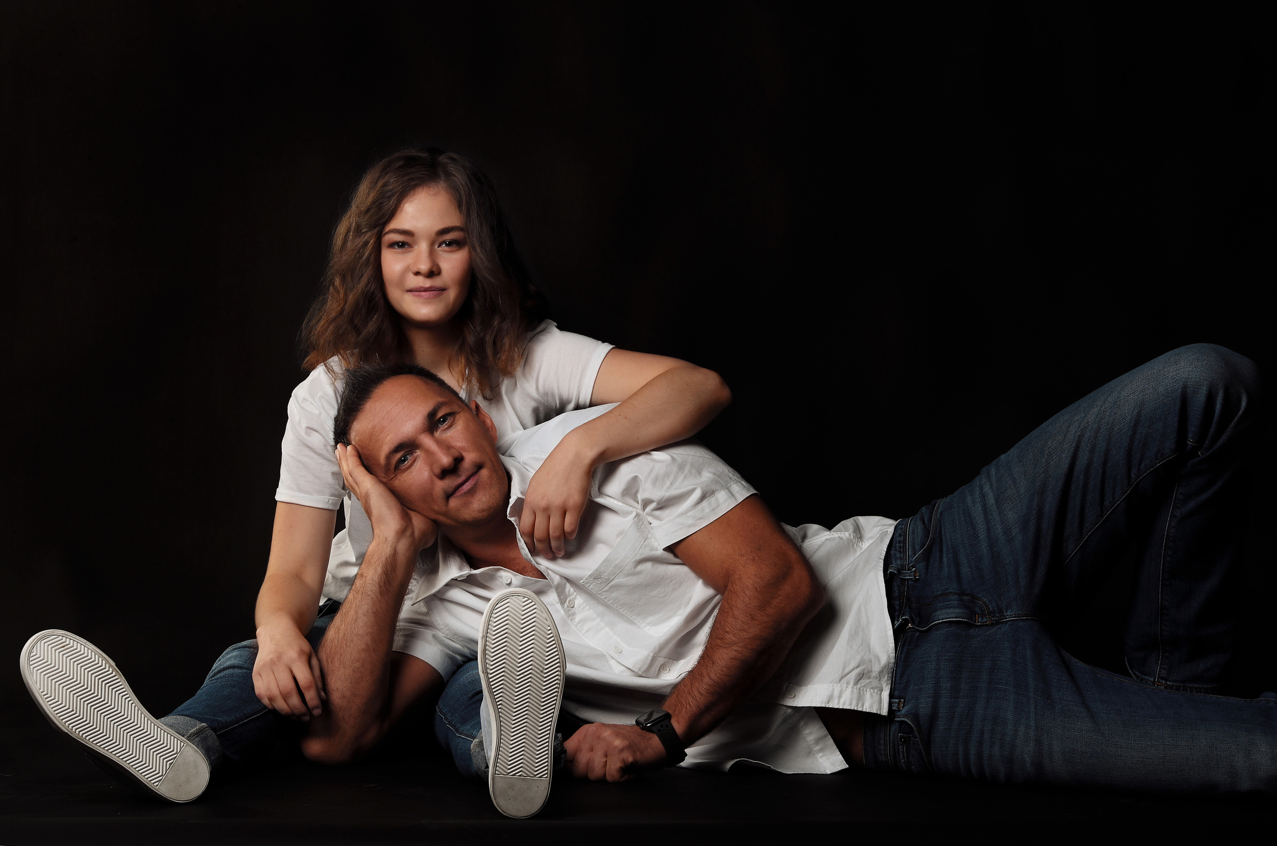Отец и дочь. Виктор Кривогуз — российский портретный фотограф