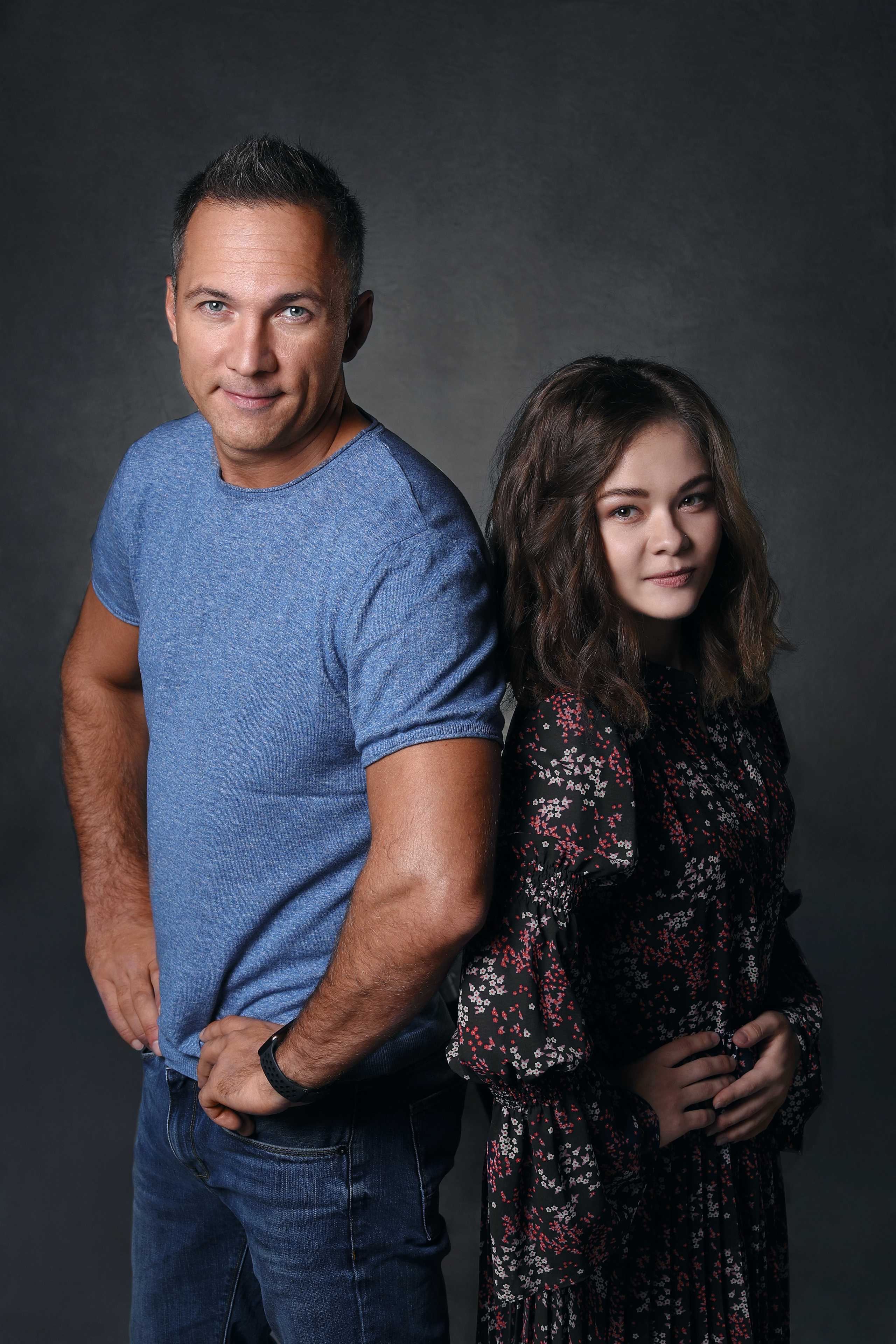 Отец и дочь. Виктор Кривогуз — российский портретный фотограф