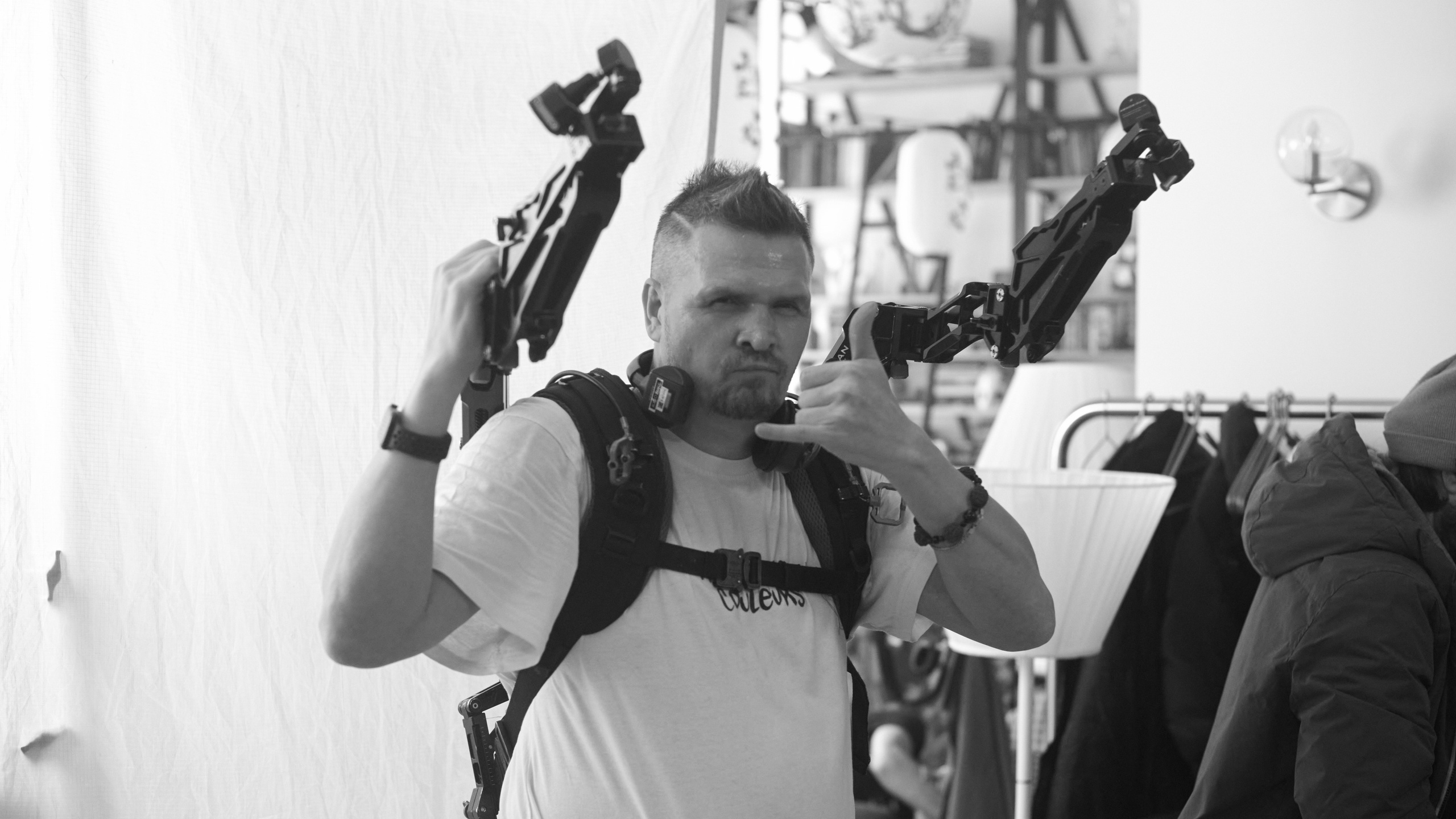 Съемки сериала «Макс и Гусь». Виктор Кривогуз — российский портретный фотограф