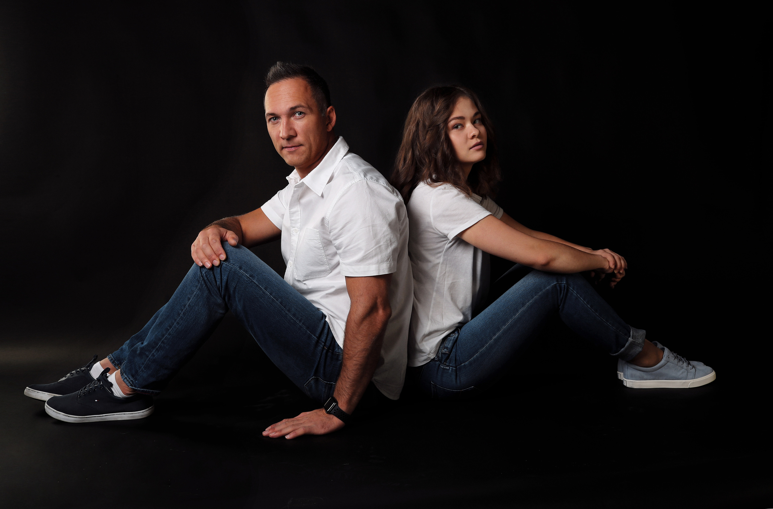 Отец и дочь. Виктор Кривогуз — российский портретный фотограф