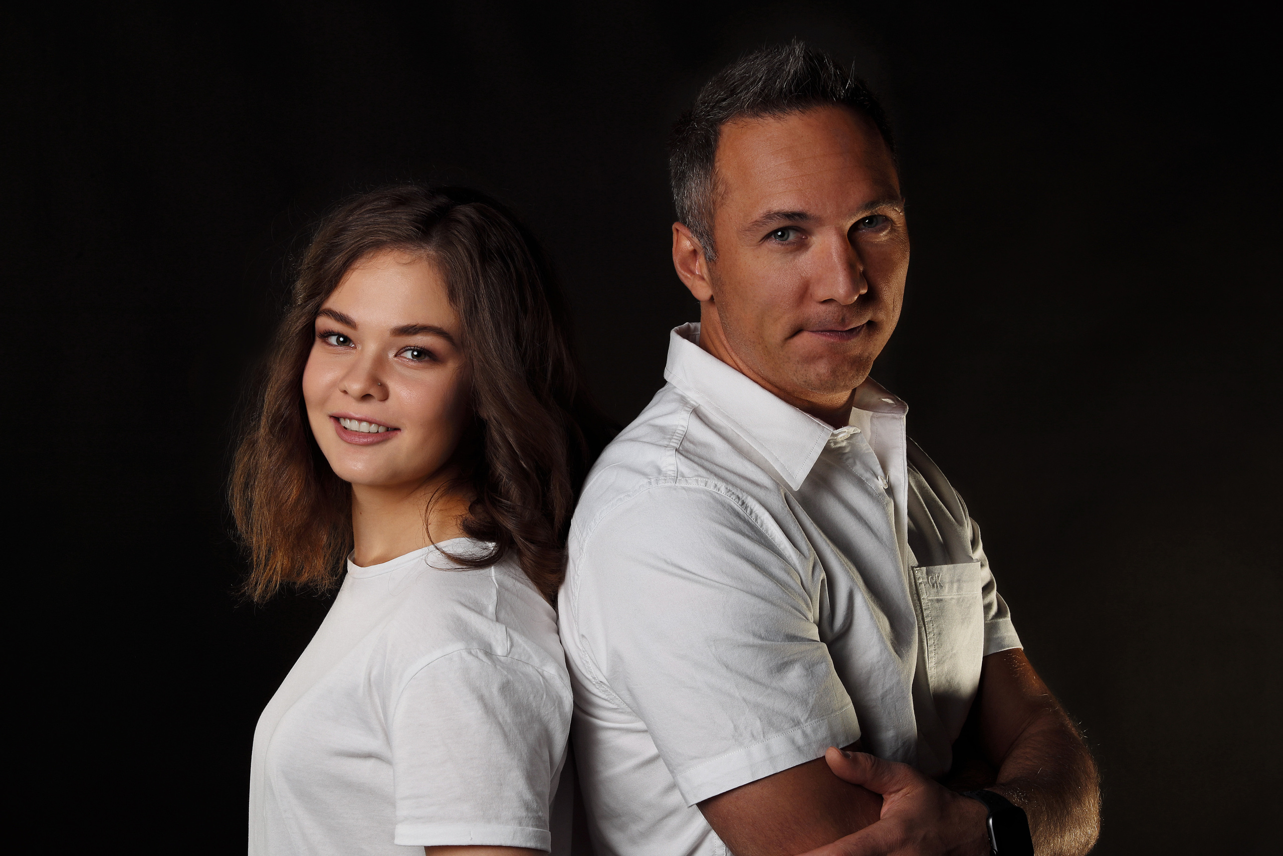 Отец и дочь. Виктор Кривогуз — российский портретный фотограф