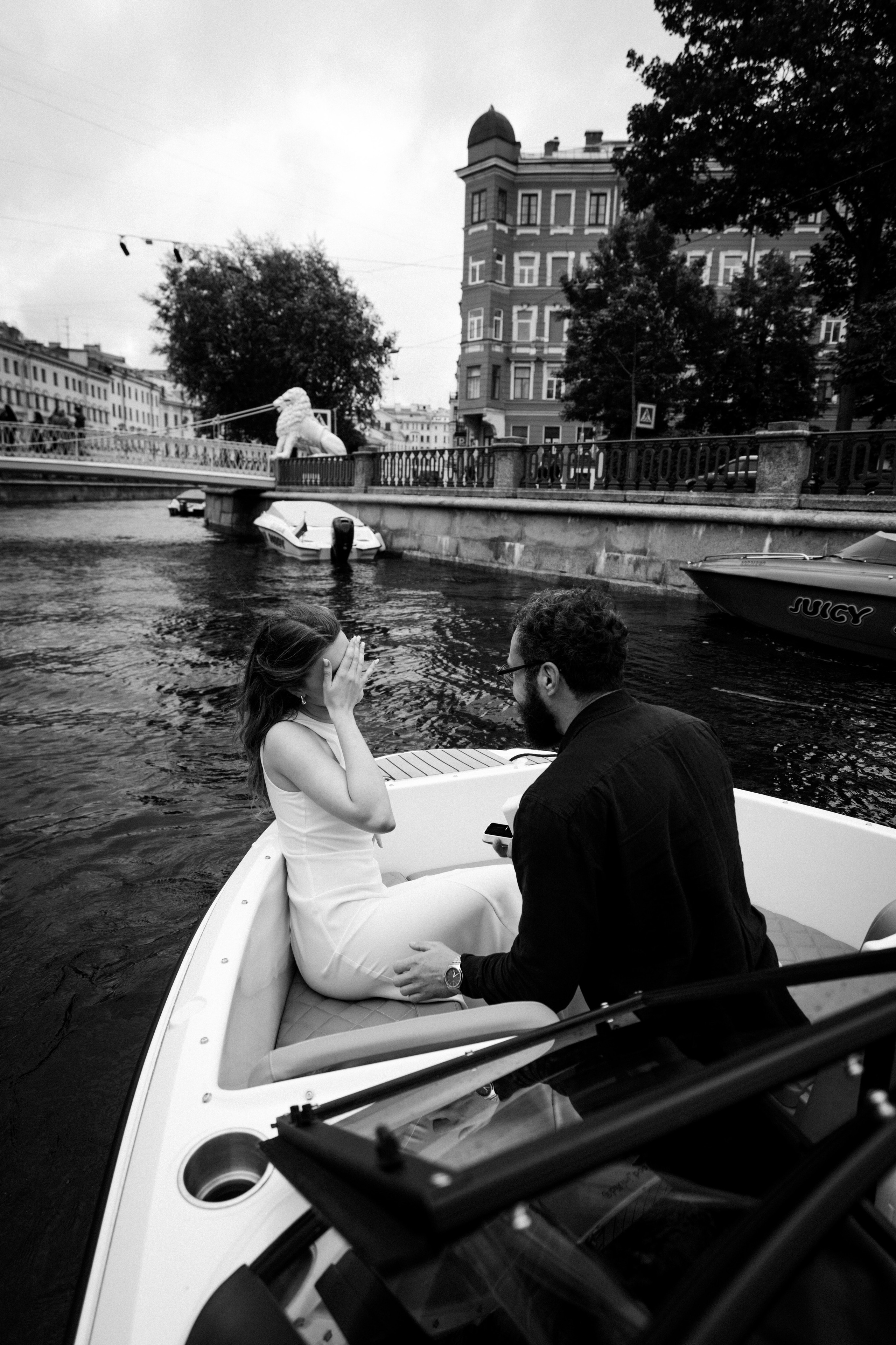 Предложение на корабле. Фотограф в Санкт-Петербурге