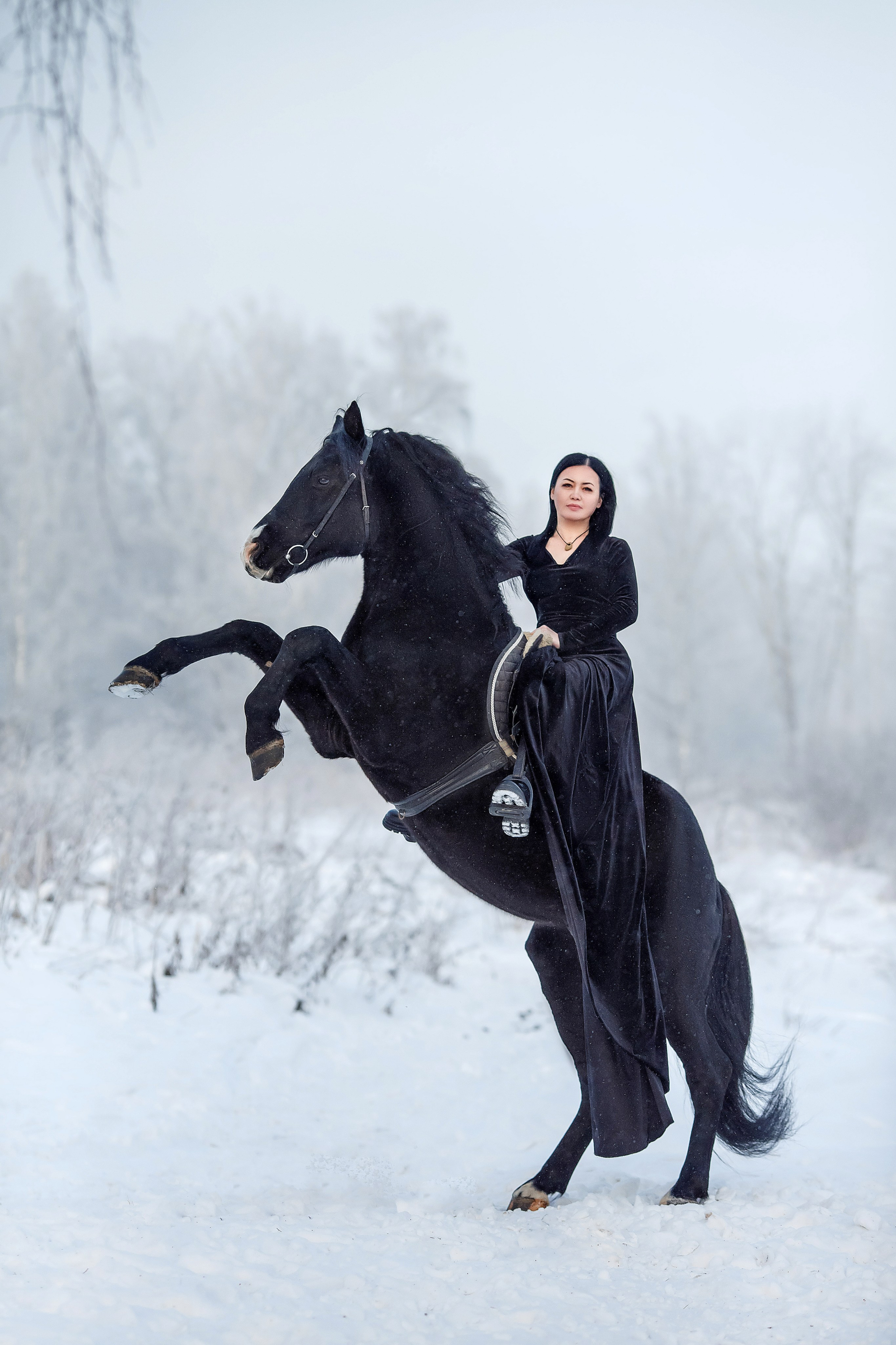 С конем. Сказочный фотограф фотопроекты фототуры в Новосибирске и на Алтае