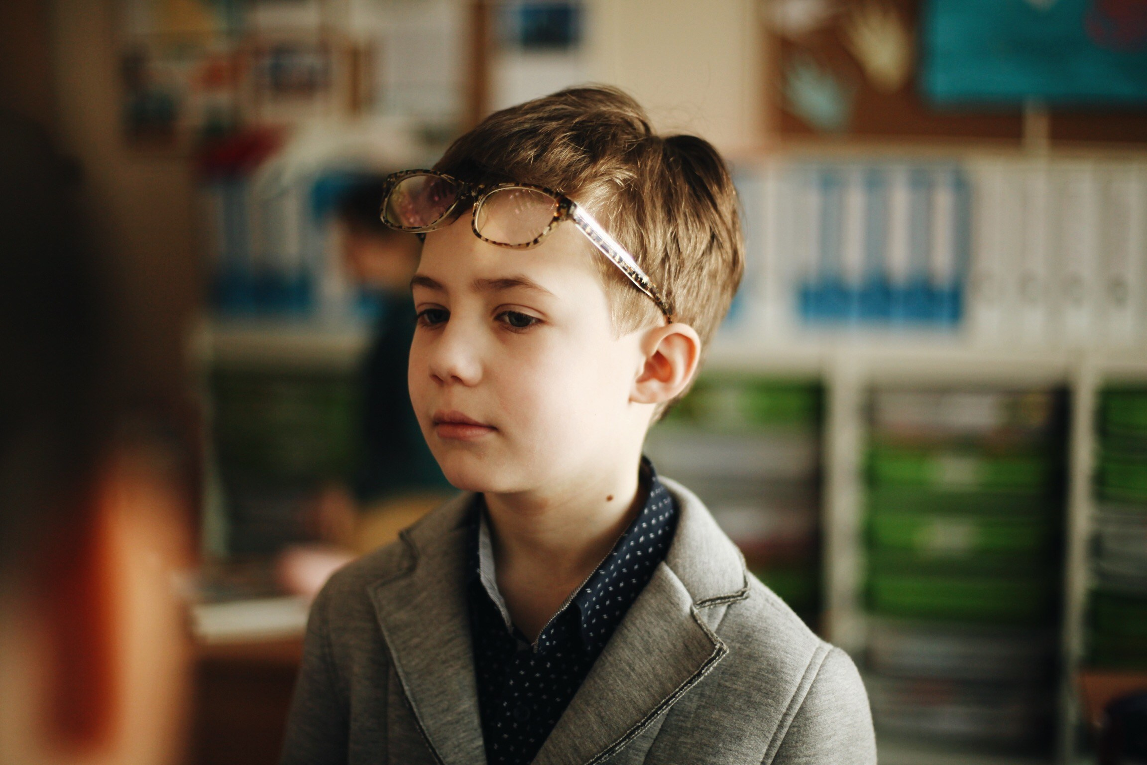 Школьные съемки. Ксения Плотникова