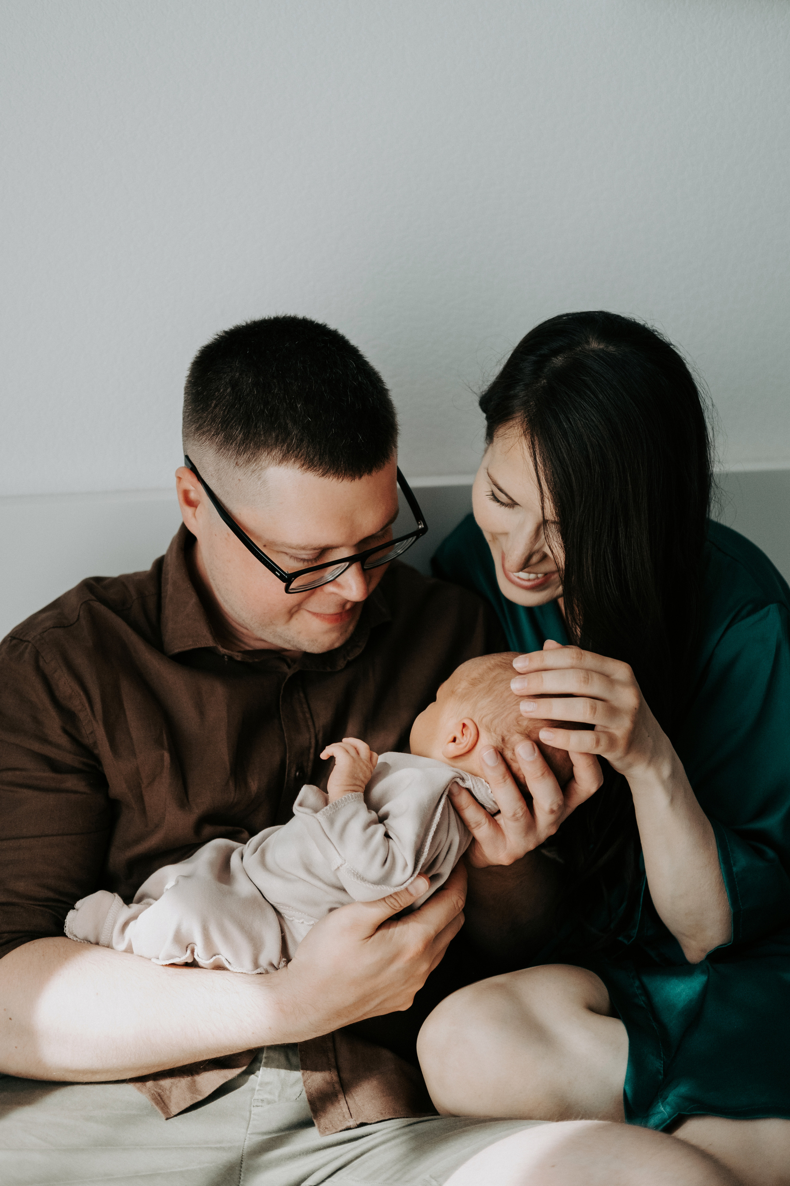 Домашняя фотосессия с новорожденным. Семейный фотограф в Москве Кристина Маркос
