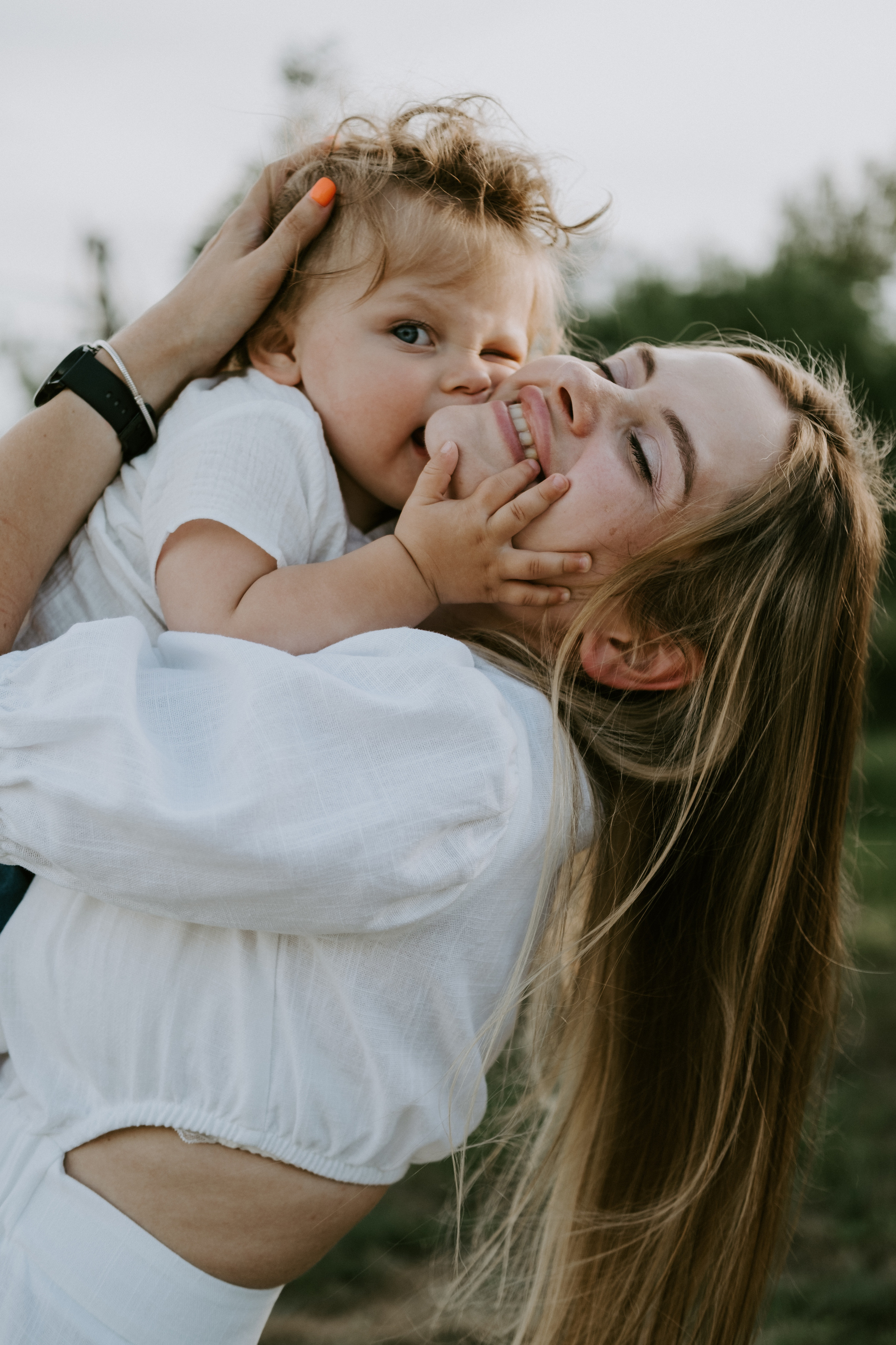 мама и малыш портрет