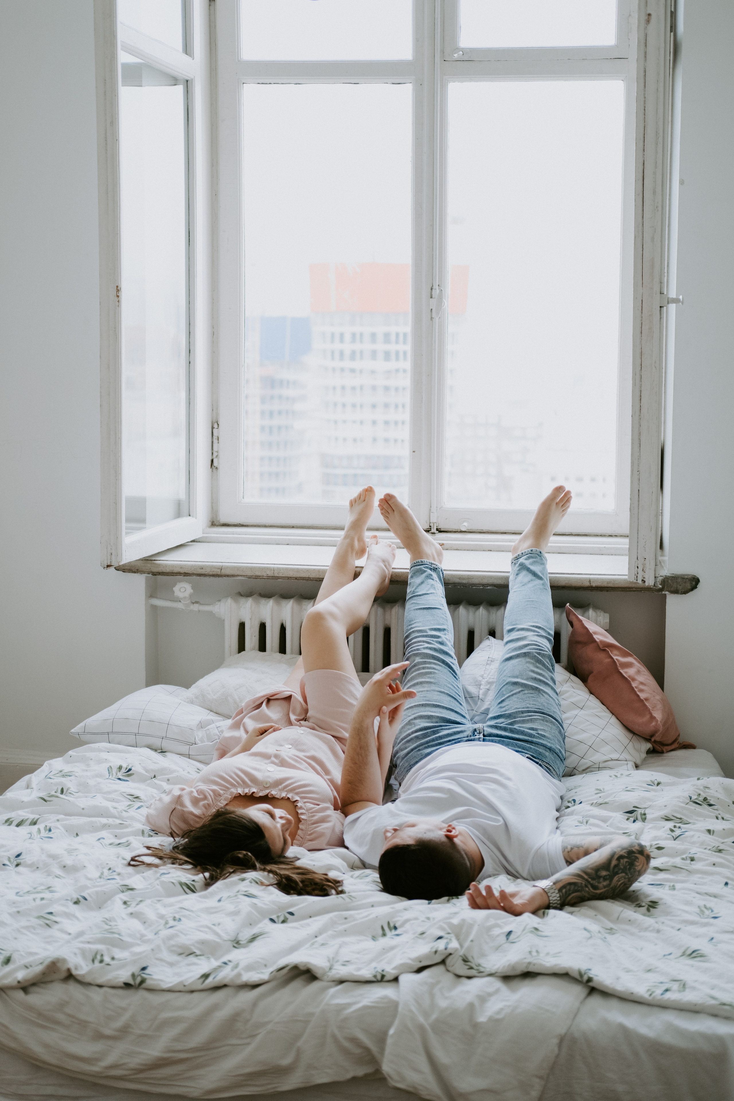 влюбленная пара фотосессия дома