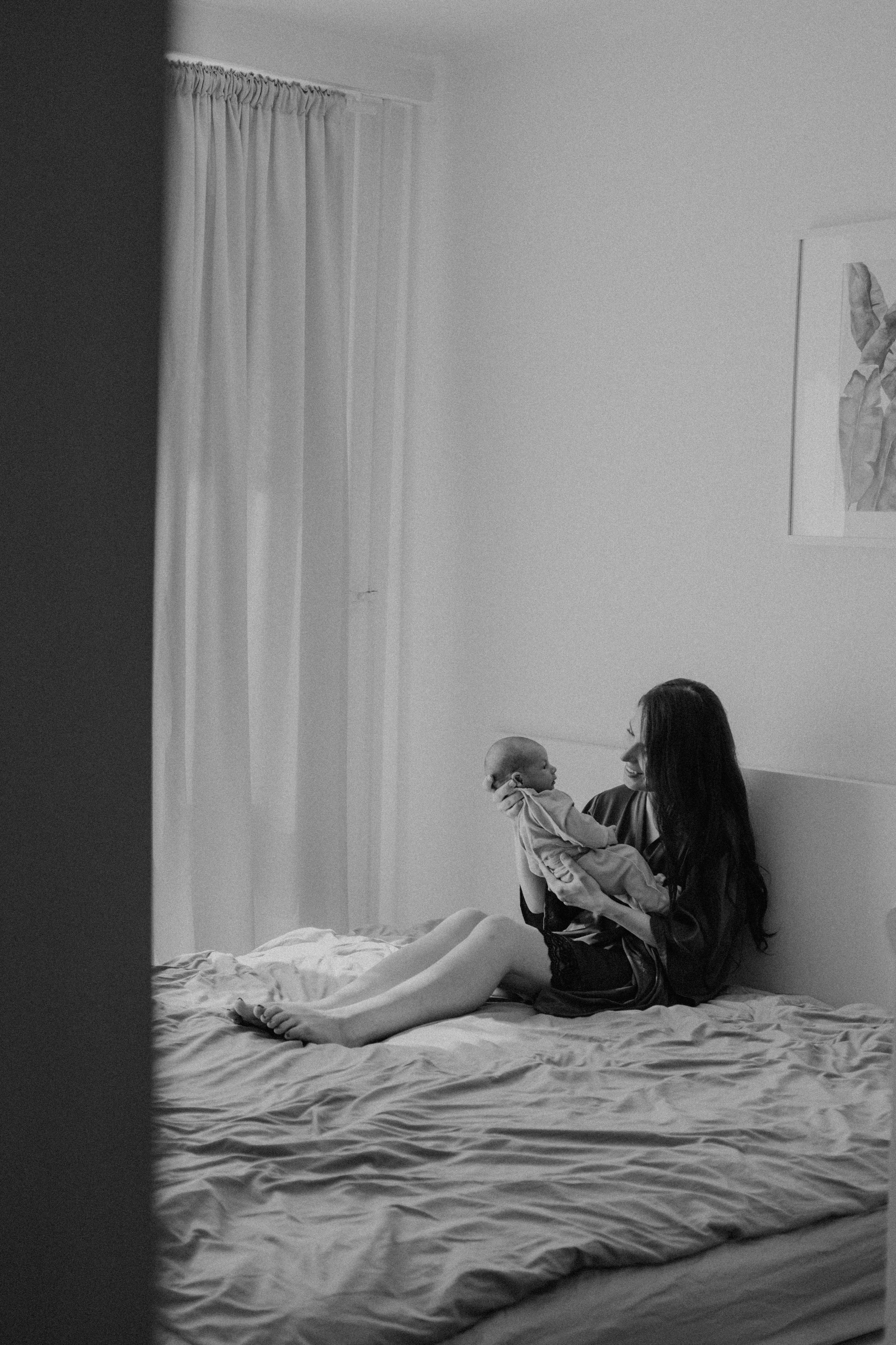 Домашняя фотосессия с новорожденным. Семейный фотограф в Москве Кристина Маркос