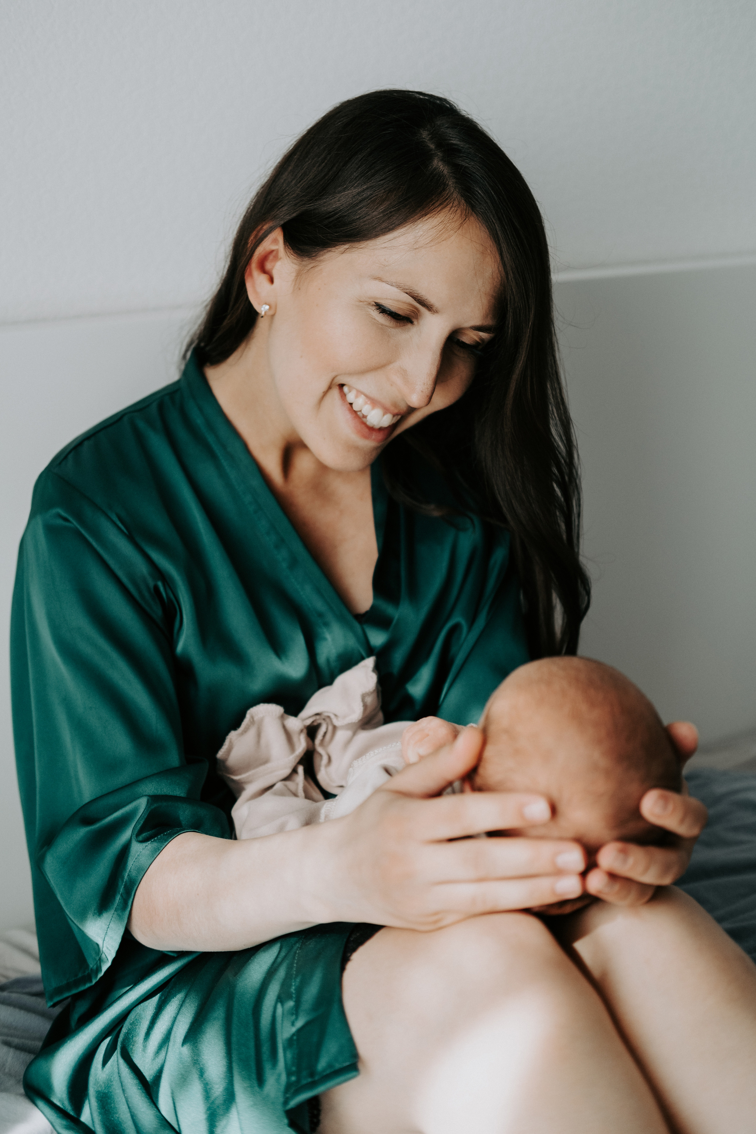 Домашняя фотосессия с новорожденным. Семейный фотограф в Москве Кристина Маркос