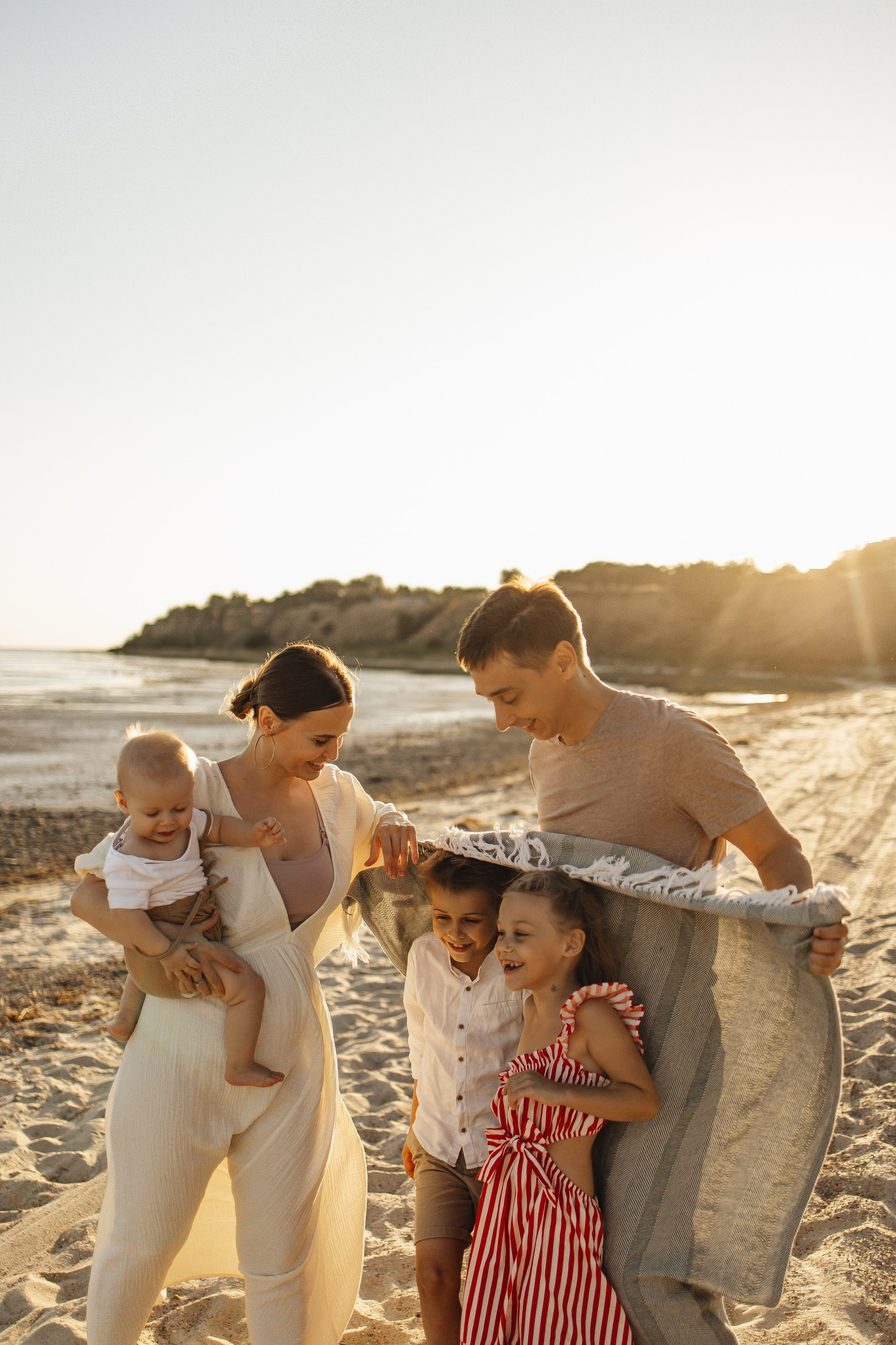Летняя история на берегу. Семейный и детский фотограф, таганрог, ростов-на-дону