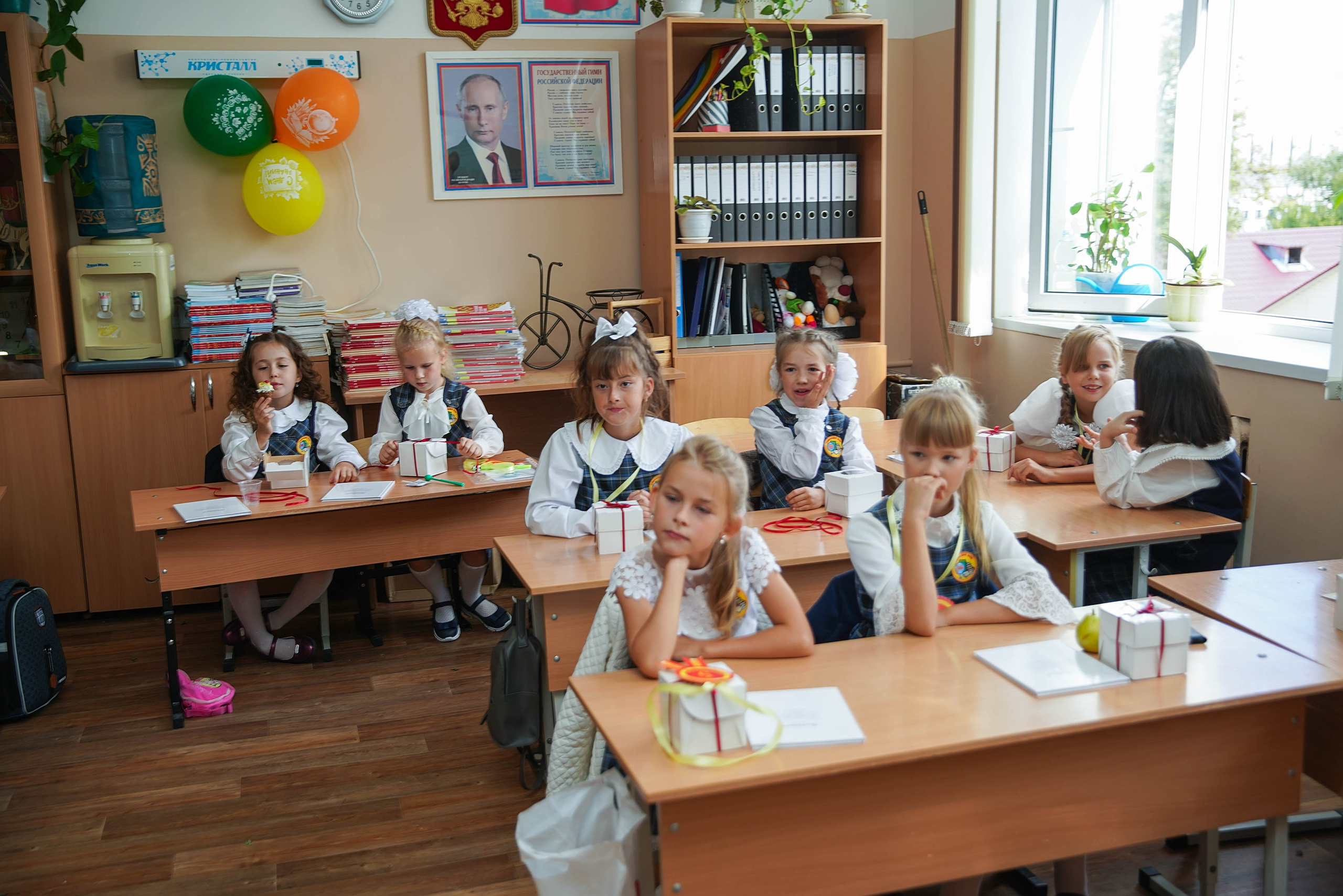 Праздник в классе. Семейный и детский фотограф в Нижнем Новгороде