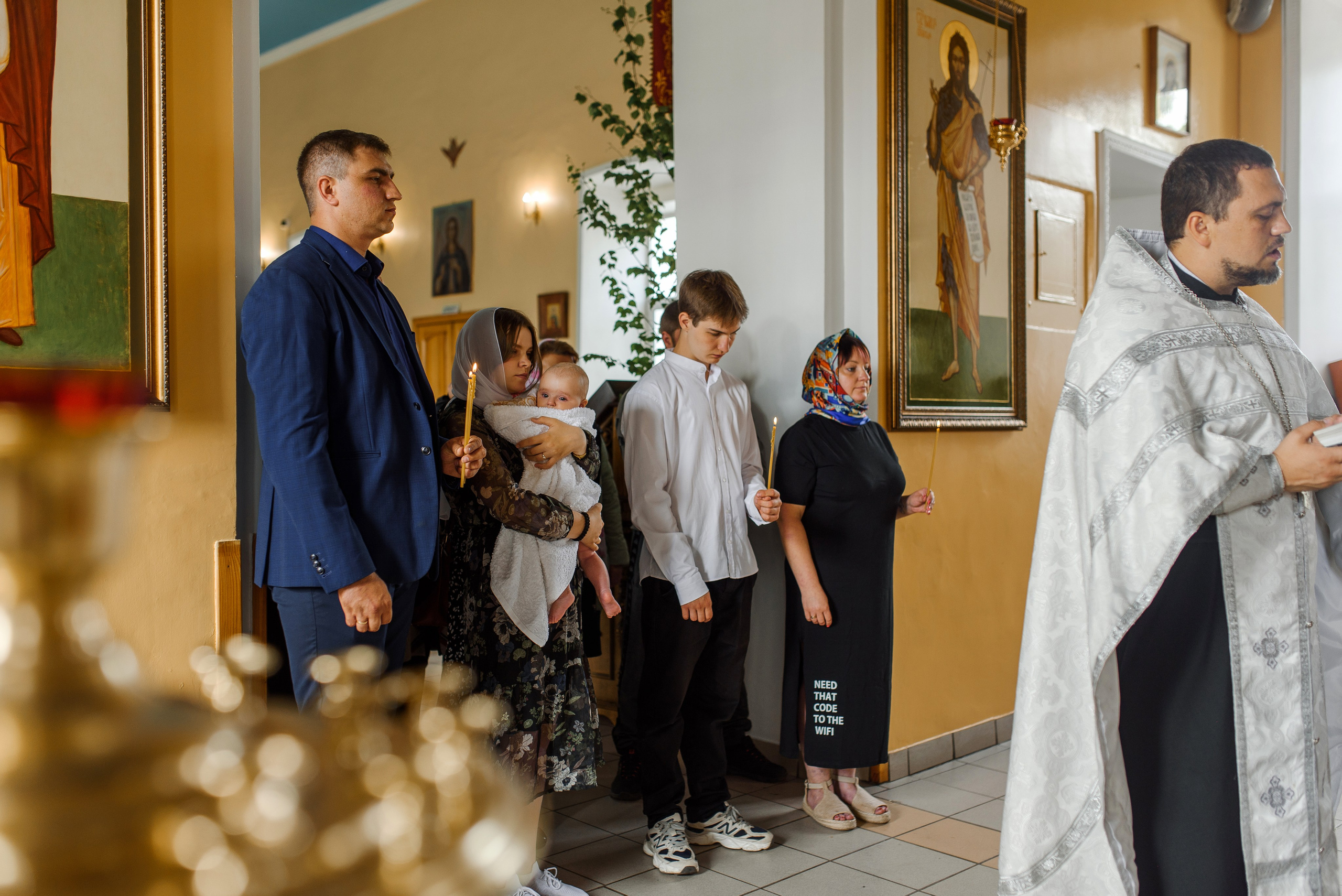 Крещение Леры. Храм святителя Николая Чудотворца (Терновка). Свадебный и семейный Фотограф в Пензе Татьяна Лапоногова