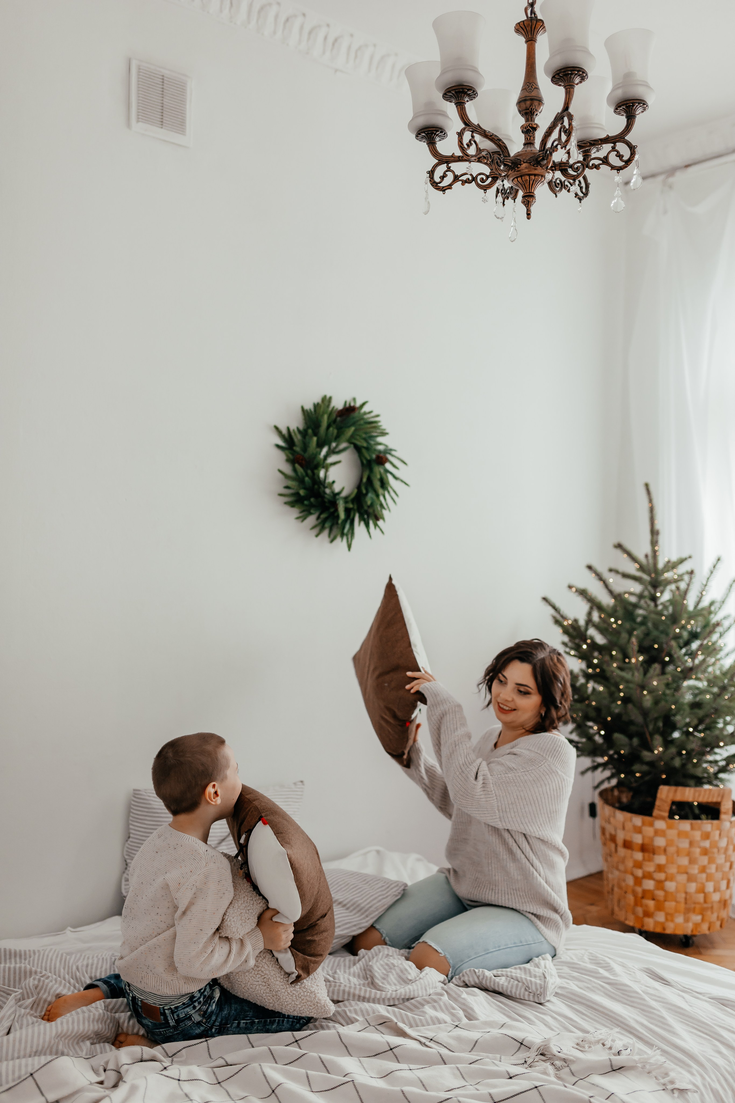 Таня, Захар, Миша. Семейный и домашний фотограф в Москве и МО Королева Валерия