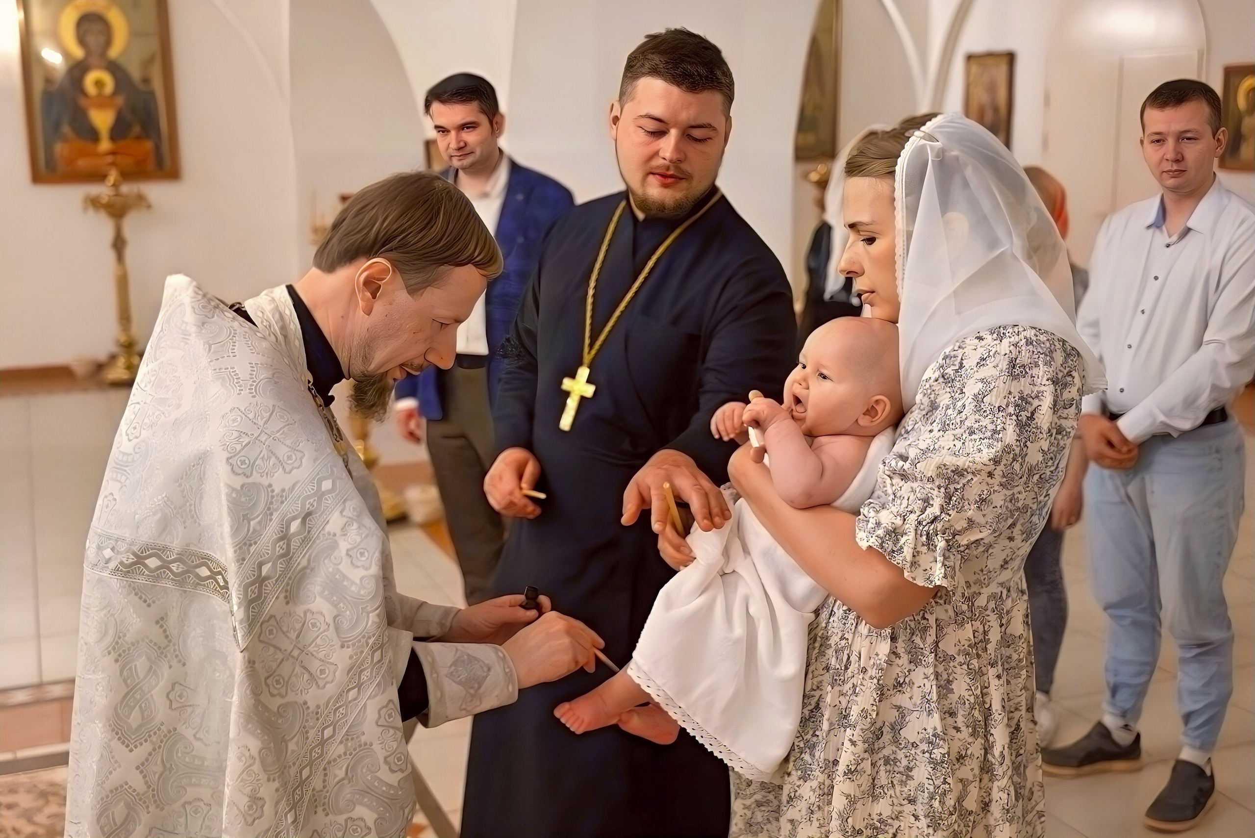Крещение Бутово отец Андрей. Семейный и детский фотограф Москва