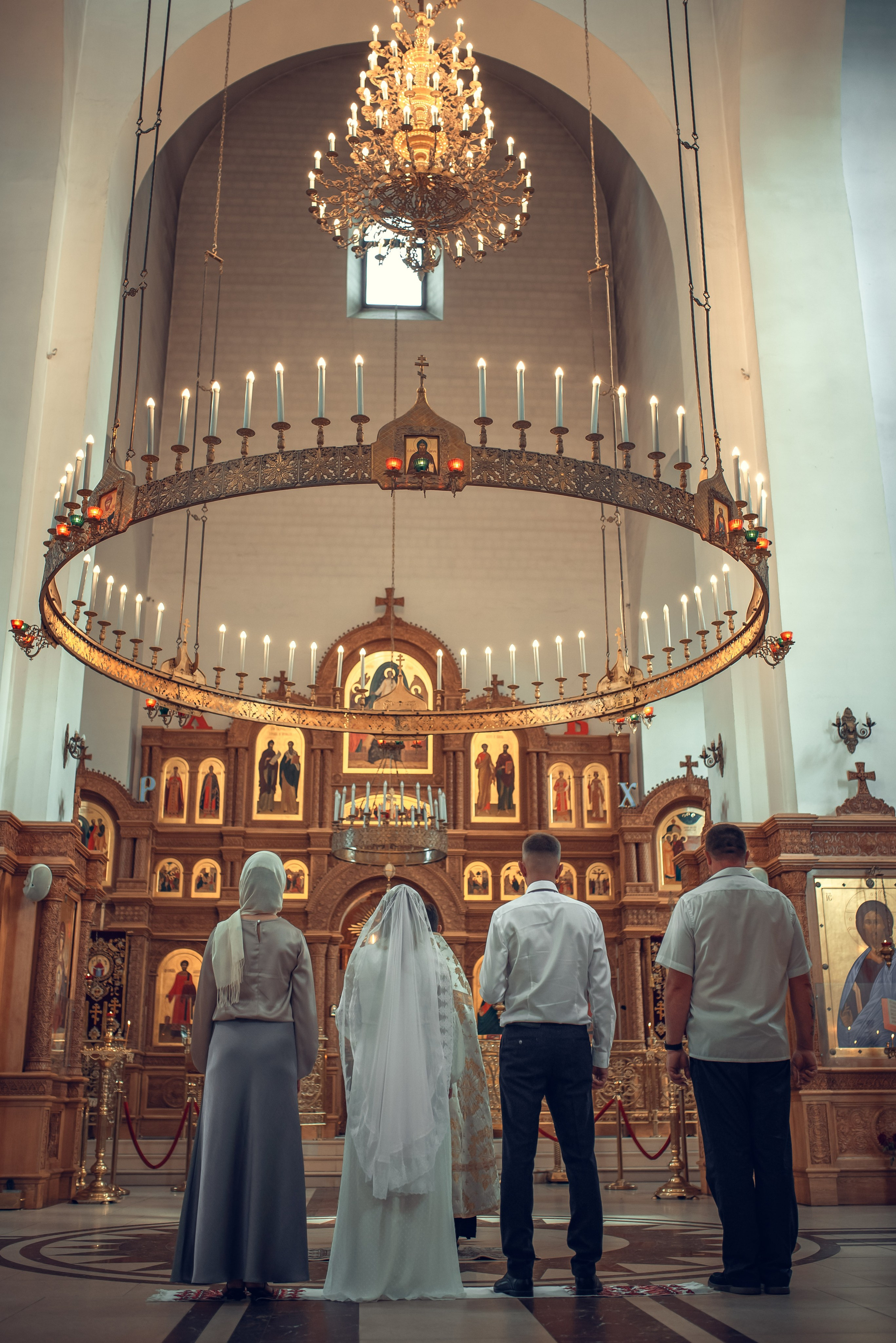Лесной Городок. Храм Рождества Иоанна Предтечи. Венчание Алексея и Инны. Фотограф Стеценко Наталия. Одинцово, Москва, Московская область