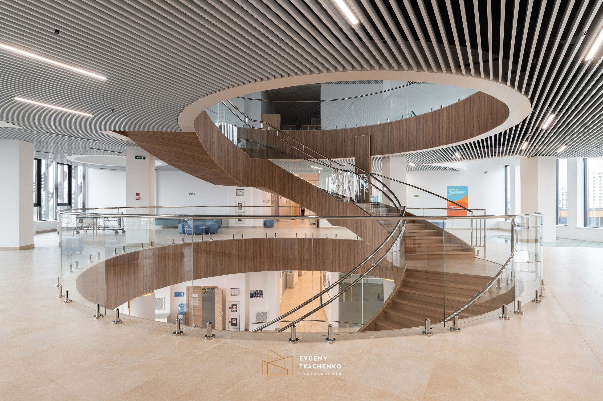 Kazakhstan International School, г. Астана. Архитектурный и интерьерный фотограф в Казахстане