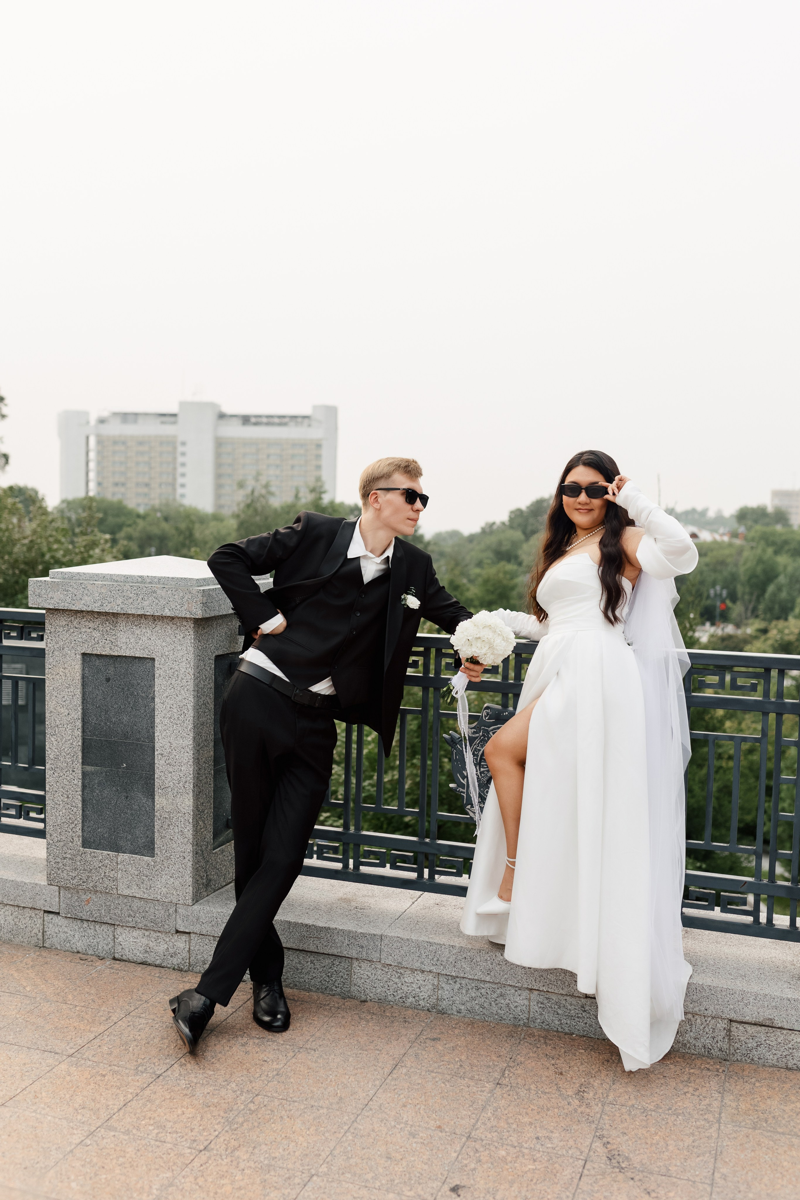 Андрей и Анна. Интурист. Комсомольская площадь. Свадебный фотограф в Хабаровске