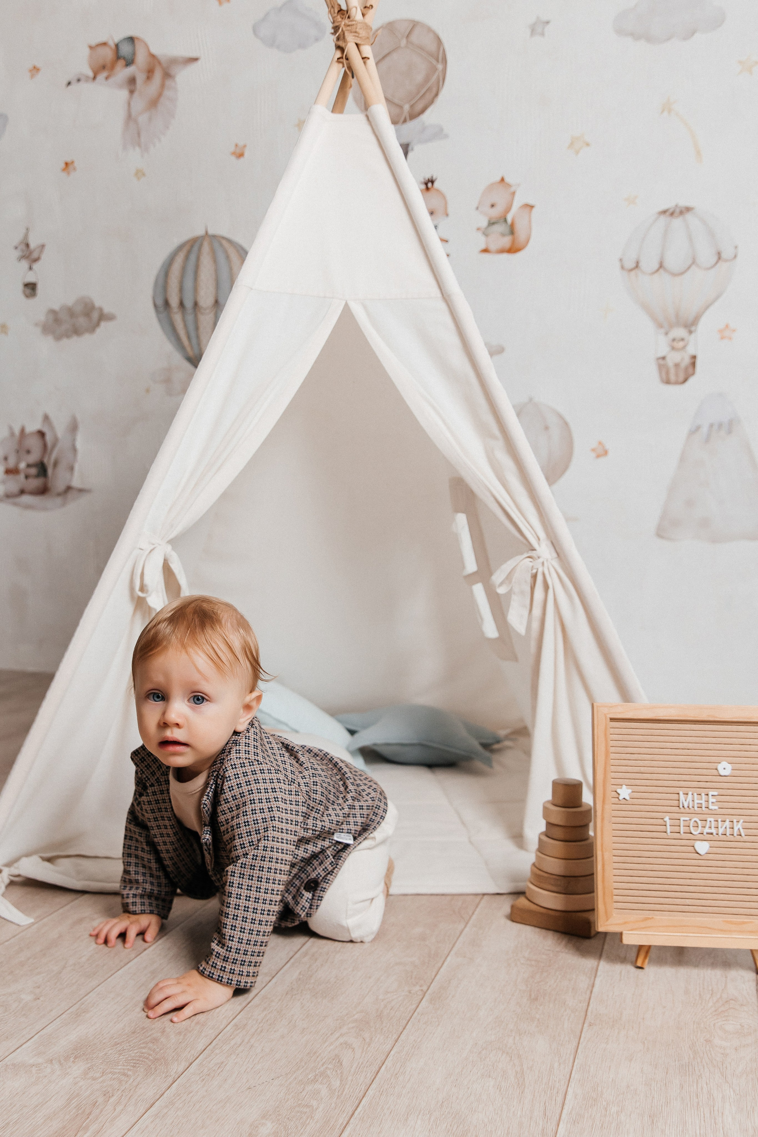 Фотосессия на 1 годик, детская фотостудия Кемерово