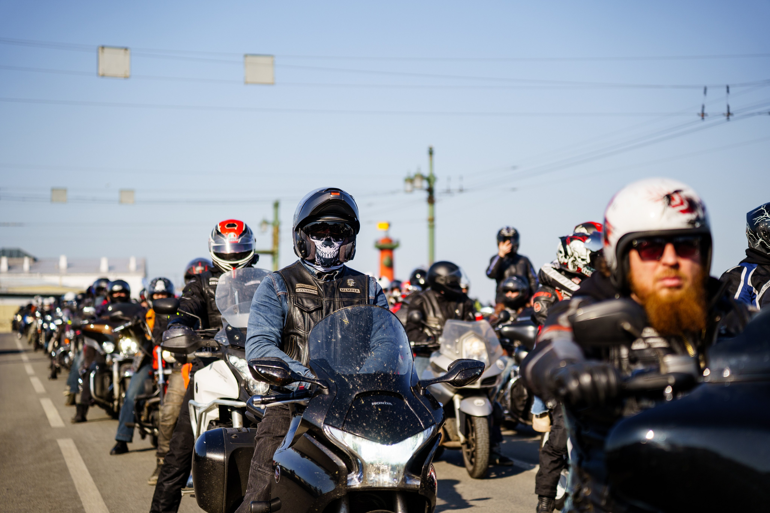 Прохват мотоклуба Norman Riders ч.1. Концертный и репортажный фотограф в Санкт-Петербурге Слава Пахомов