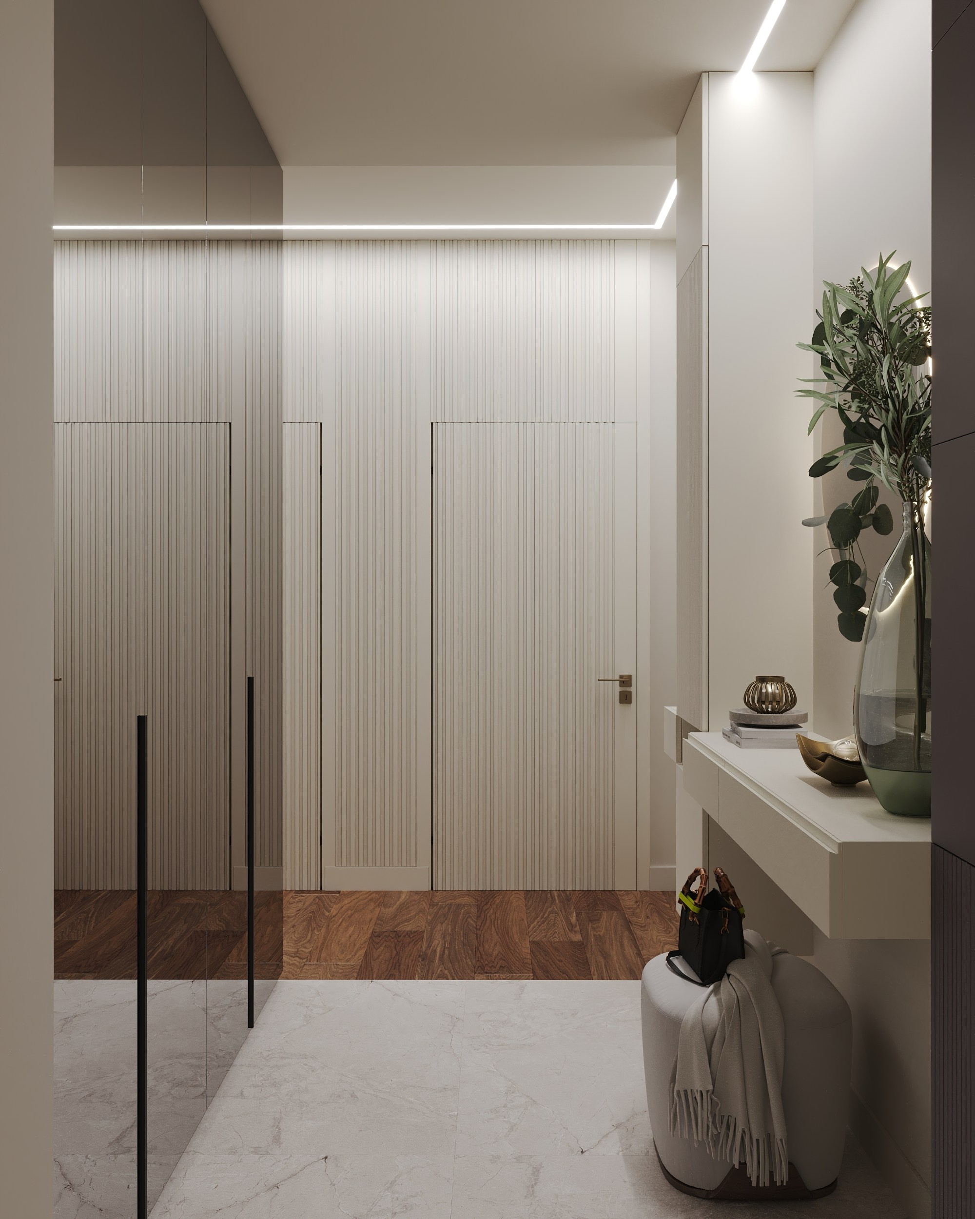 4-х комнатная квартира в Москве. Интерьерный 3Д Визуализатор Маргарита Оберемко