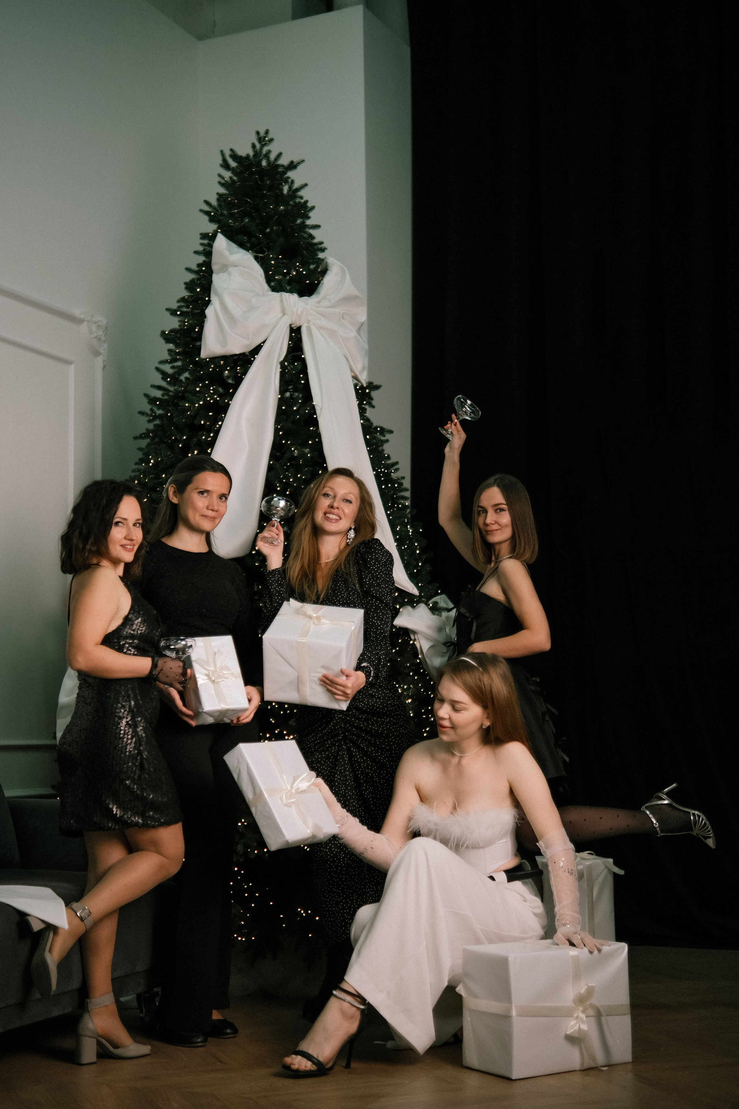 Новогодний фото-девичник. Портретный фотограф в Новороссийске|Елизавета Кулакова