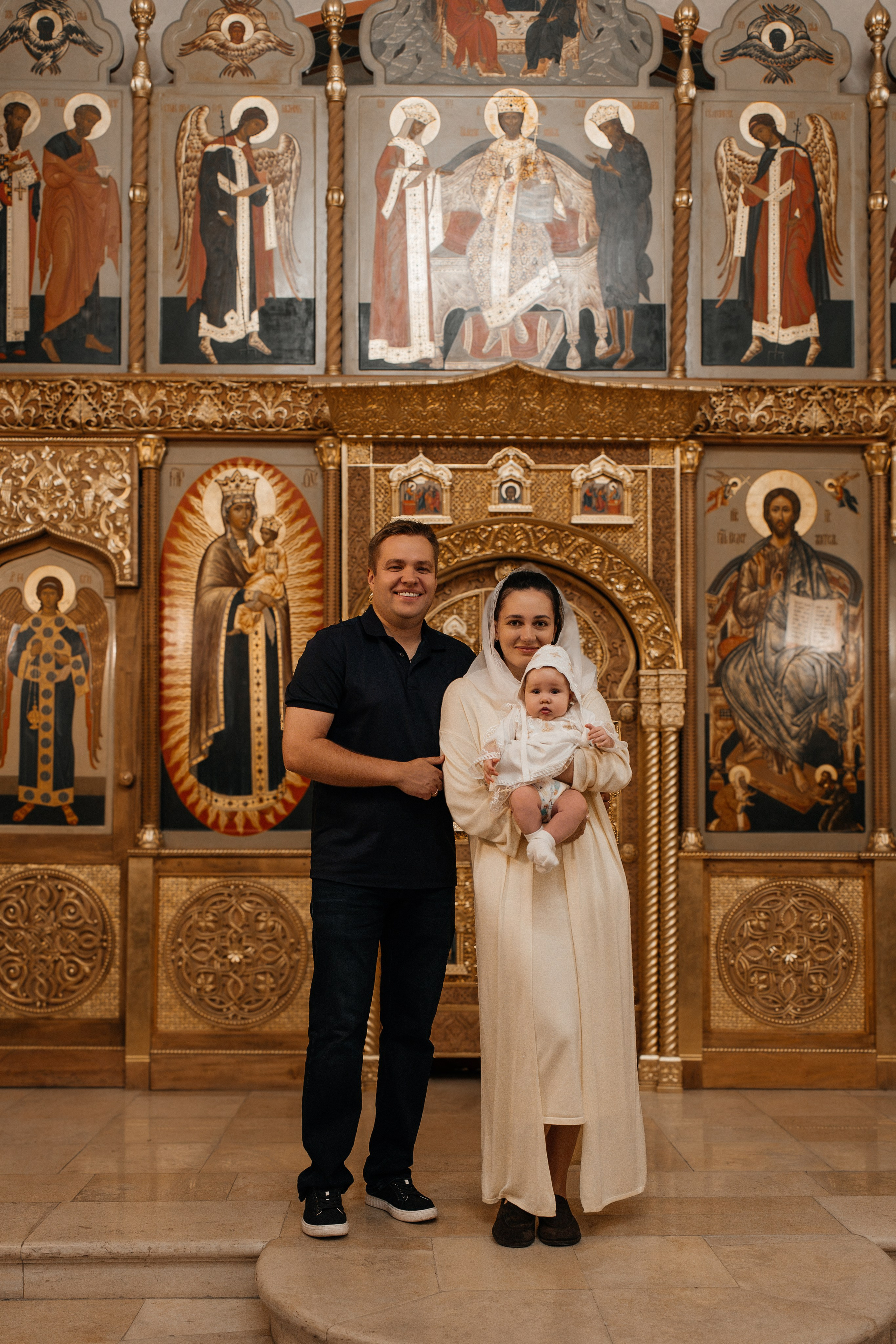 Крещение Анны. Семейный фотограф в Москве Алина Киблина