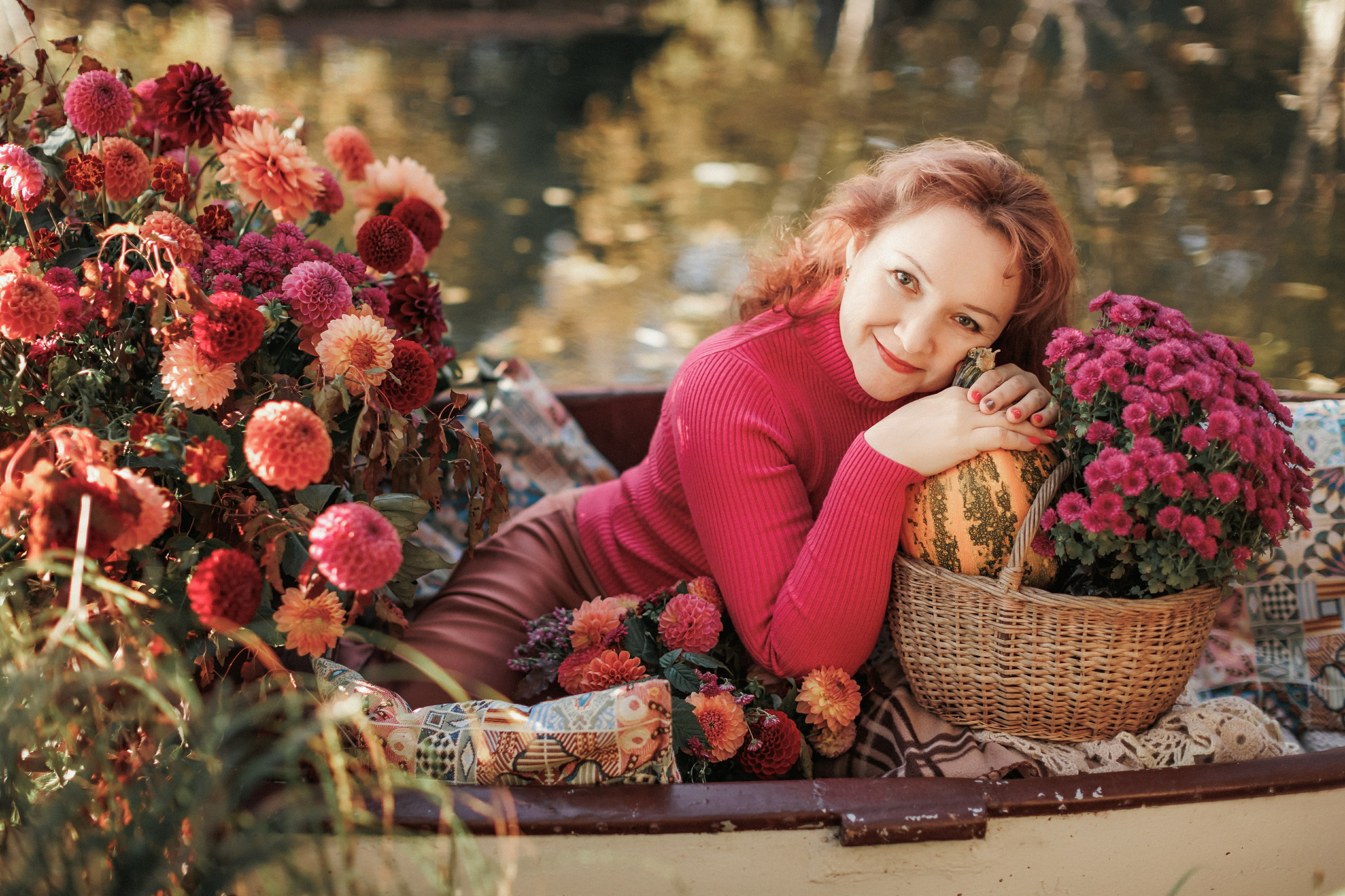 Фотопроект «Лодка в цветах». Свадебный, семейный и детский фотограф в городе Партизанск, Находка