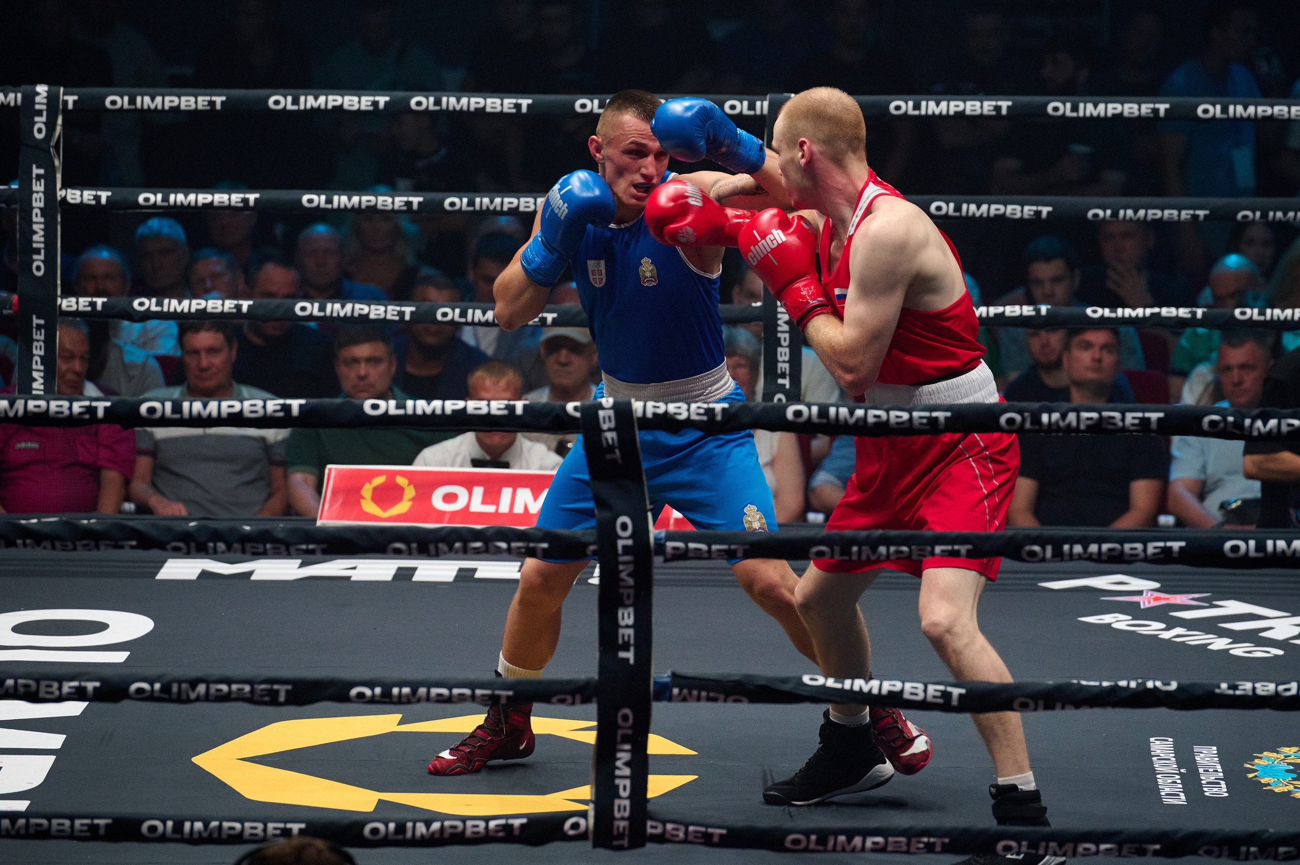 Бокс на Волге. Сборная России vs Сербии