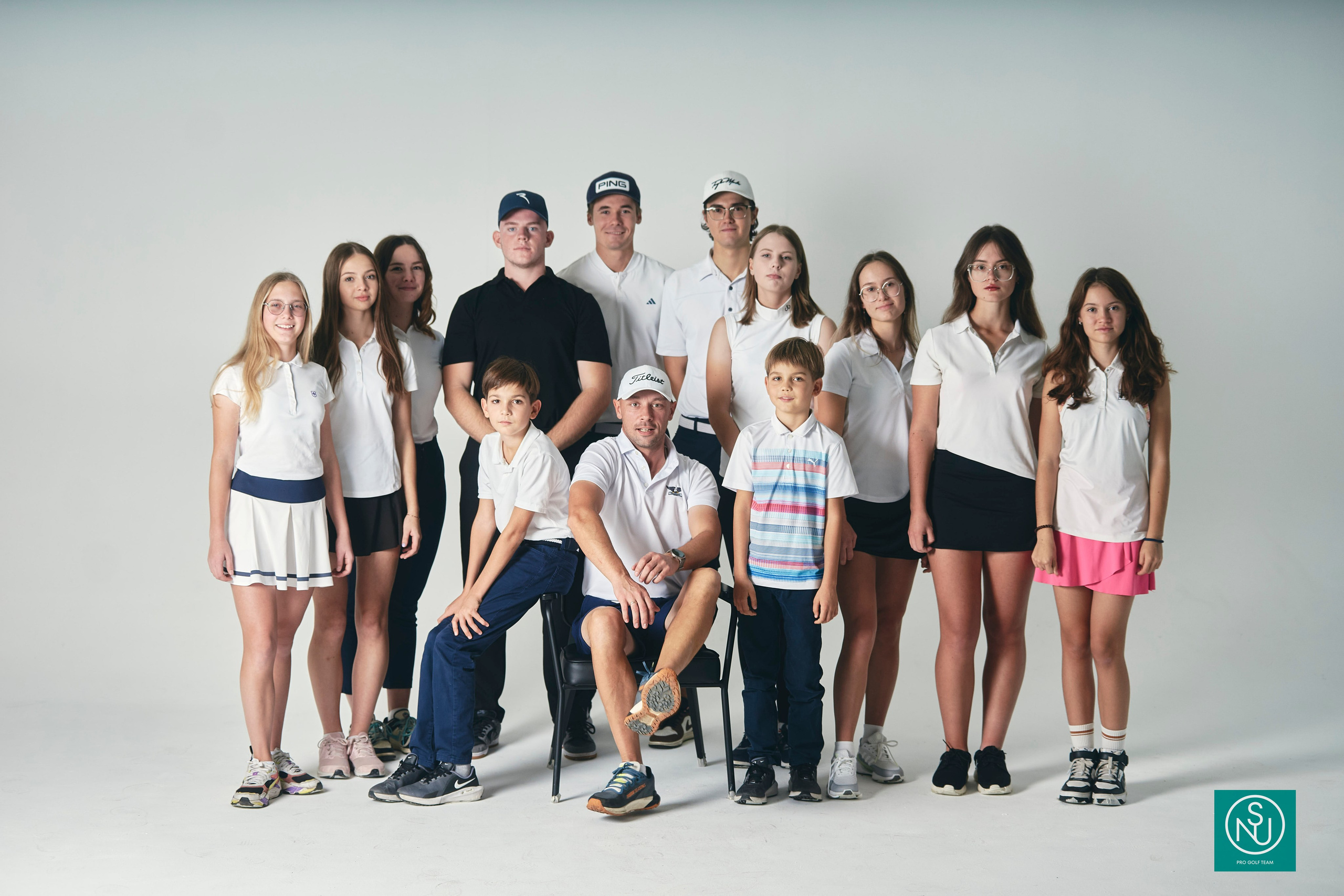 NSU съемка команды 2024. Академия гольфа NSU в Москве. Тренировки по гольфу для детей и взрослых, тренировки для новичков