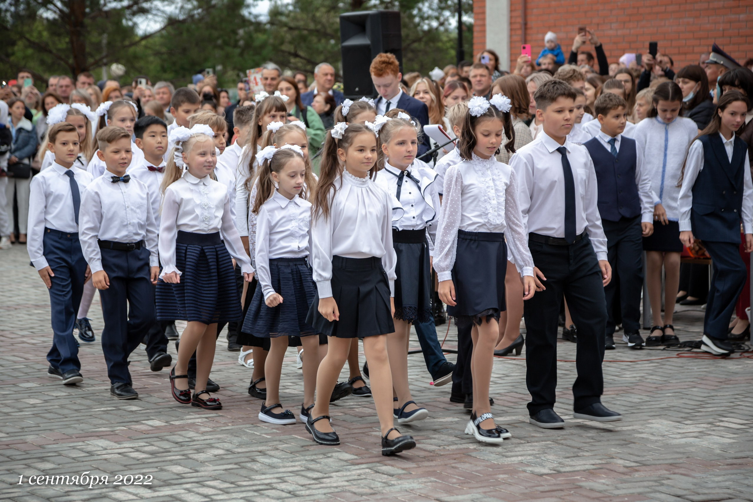 Репортаж в школе на 1 сентября. GagarinProArt