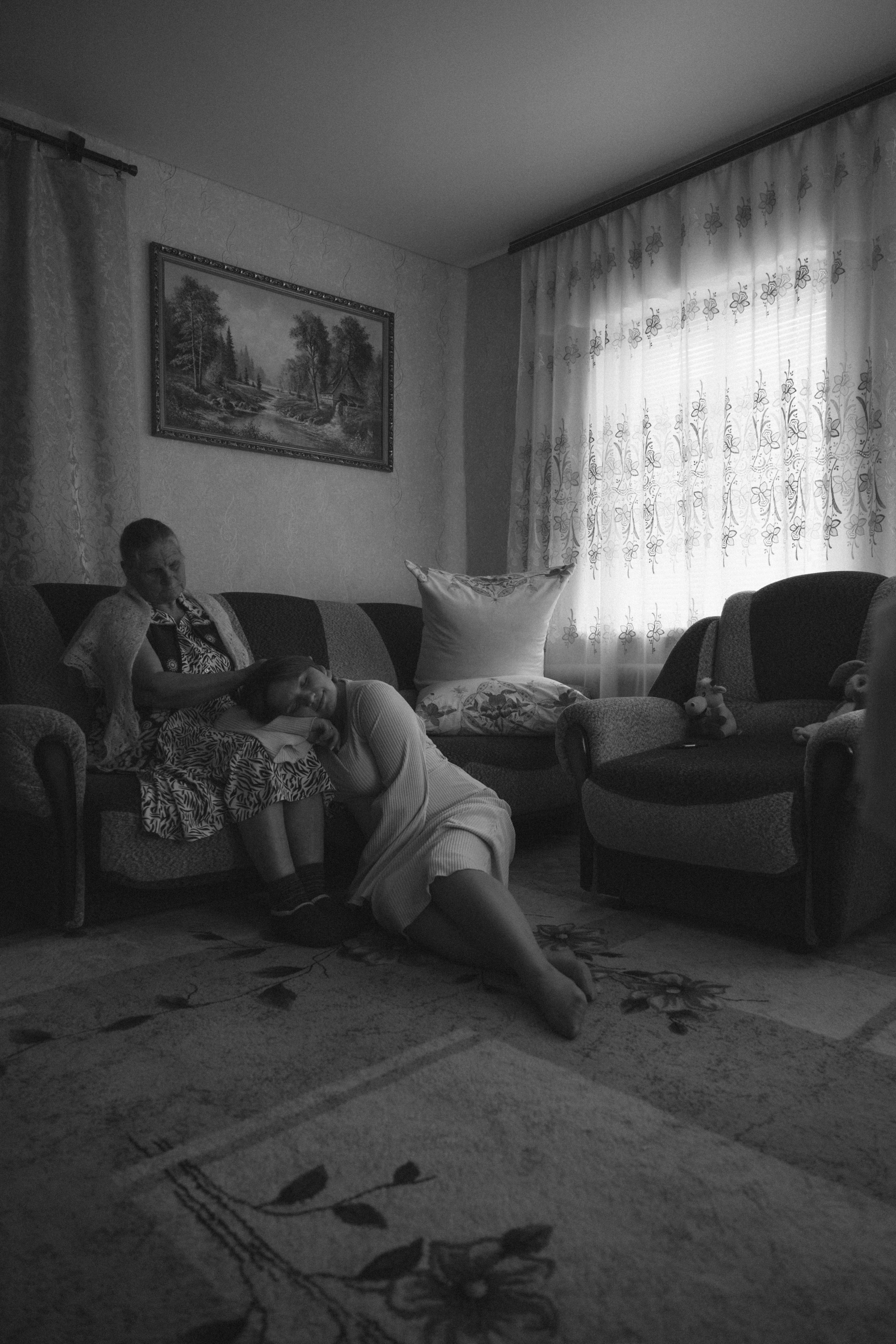 Аня и бабушка. Семейный фотограф Губкин/Старый Оскол