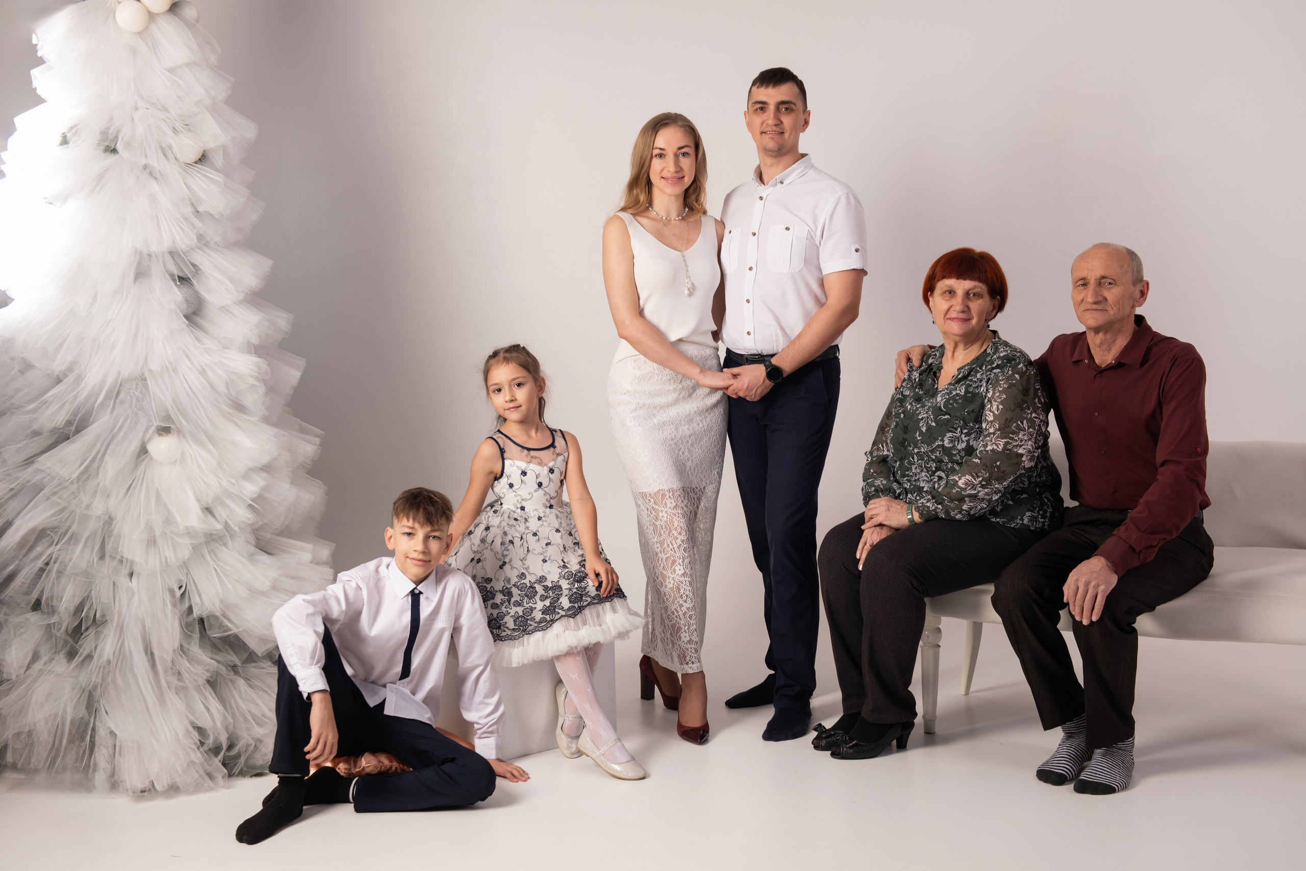 Съемки большой семьи. Семейный и детский фотограф в Юрге Альфия Опарина