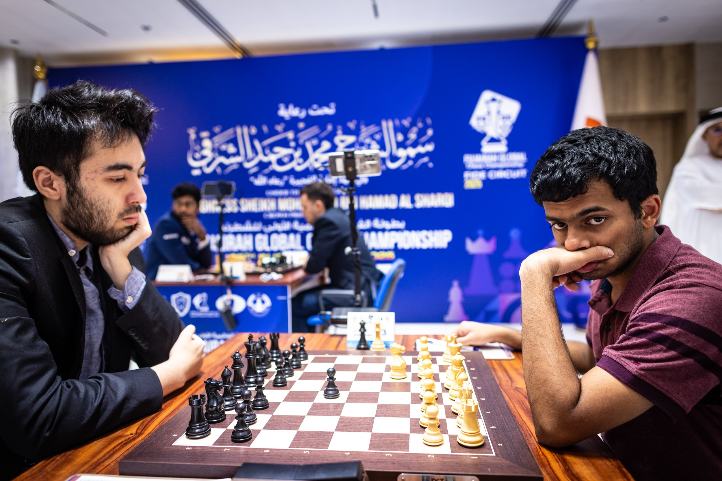 2025.09.01 1st. FUJAIRAH GLOBAL Chess Championship — Round9. Фотограф Анна Штурман (репортажная съёмка любых событий и мероприятий) Anna Shtourman photographer