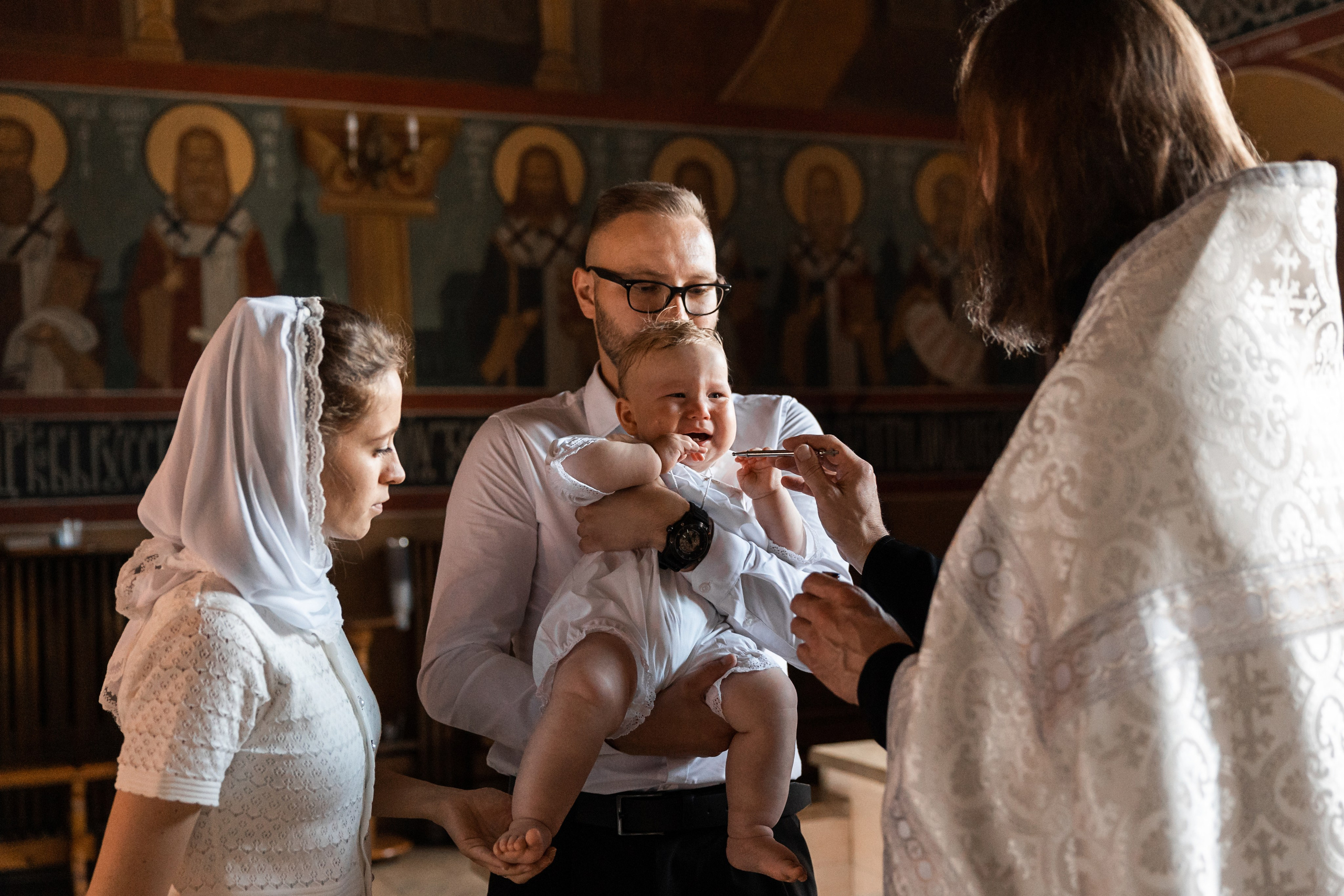 Крещение Мирона. Фотограф Крещение, Выписка москва